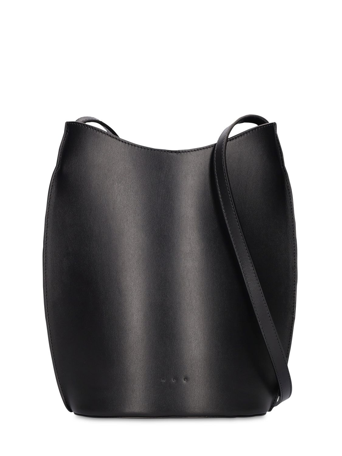 Sac Ovale Smooth Leather Shoulder Bag