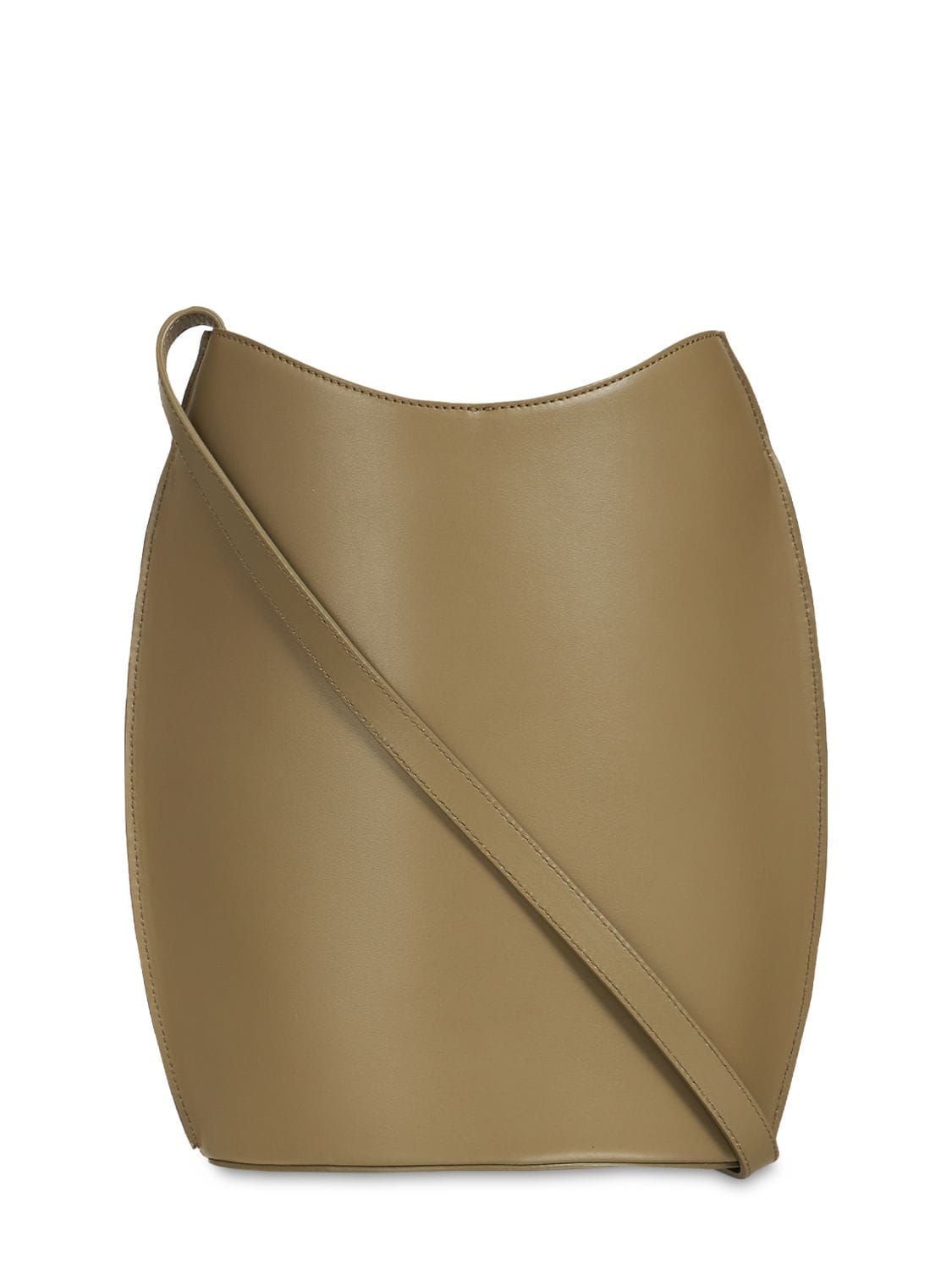 Aesther Ekme Sac Midi smooth leather shoulder bag - ShopStyle