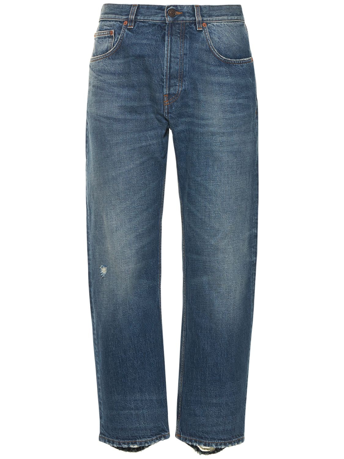 BALENCIAGA Slim Fit Cotton Denim Jeans
