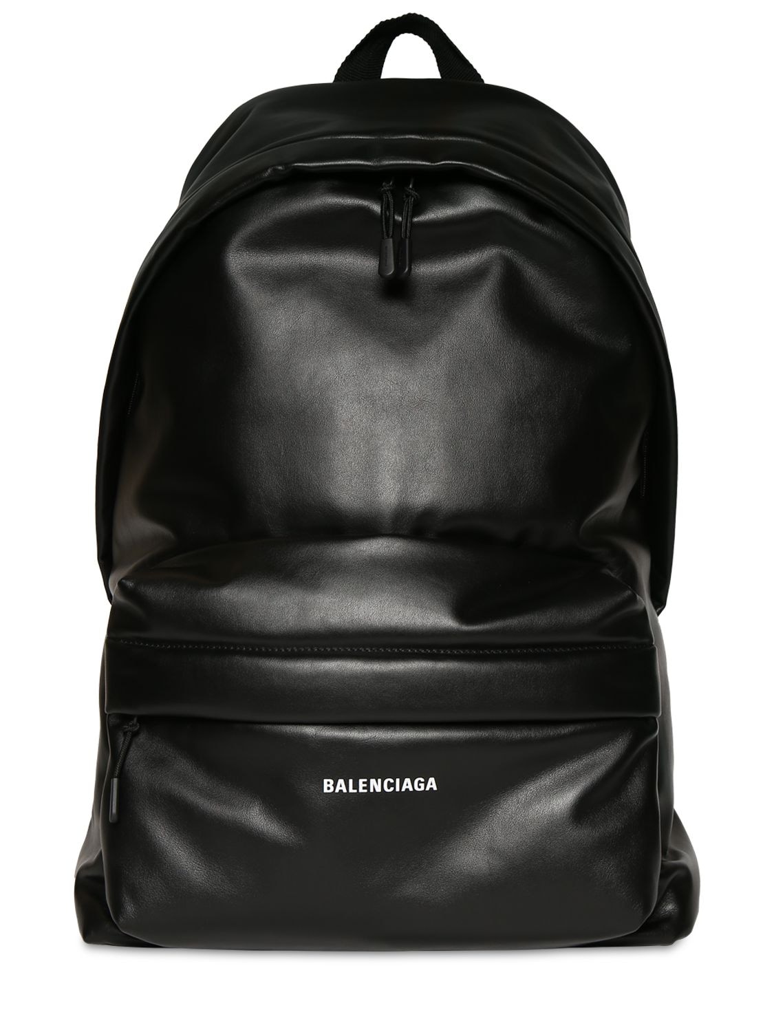 Puffy Leather Backpack