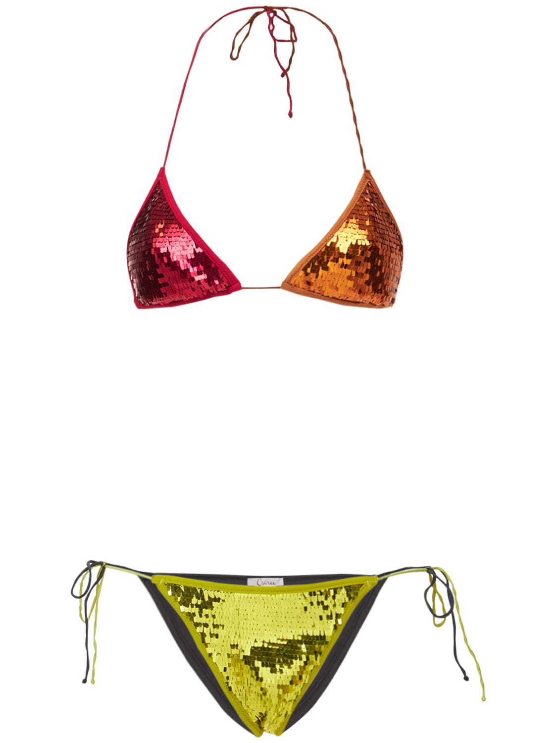 Sequined Colorè Microkini Bikini Set