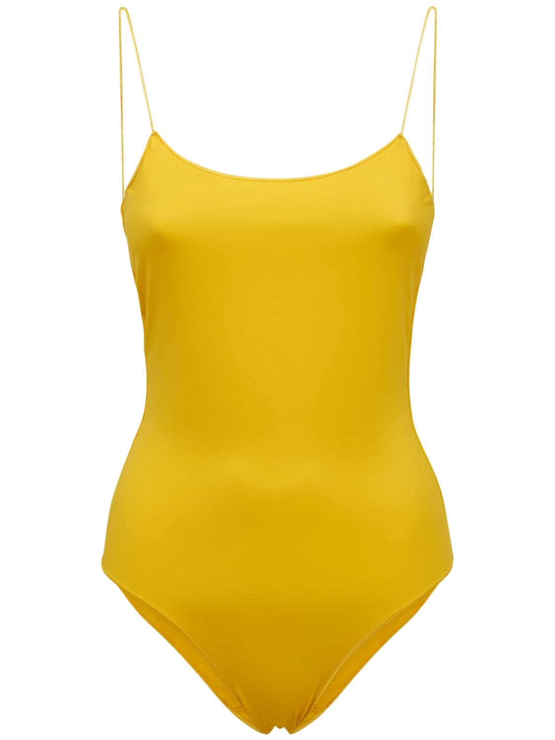 Oséree Swimwear Eco-basic One Piece Swimsuit In Yellow | ModeSens
