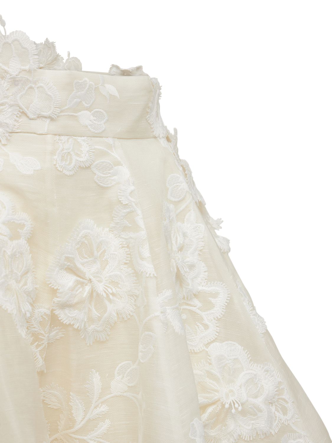 ZIMMERMANN White Postcard AppliquÃ© Long Formal Dress Listed By Linda - Tradesy