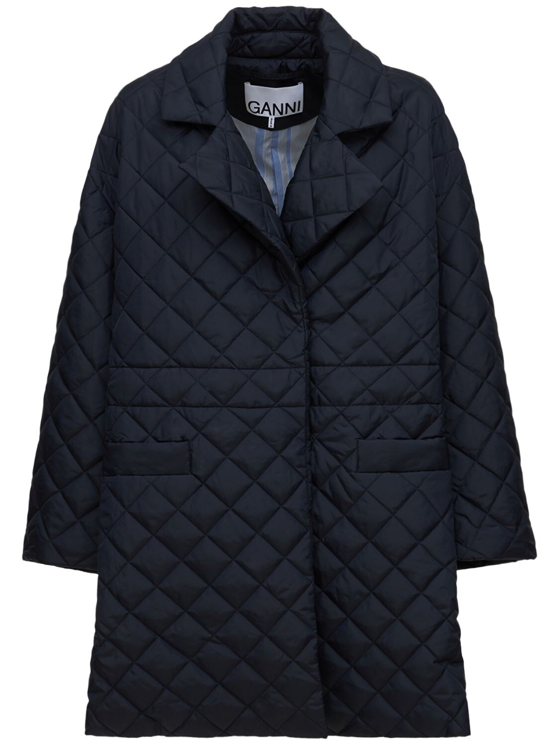 Recycled Tech Ripstop Quilted Coat