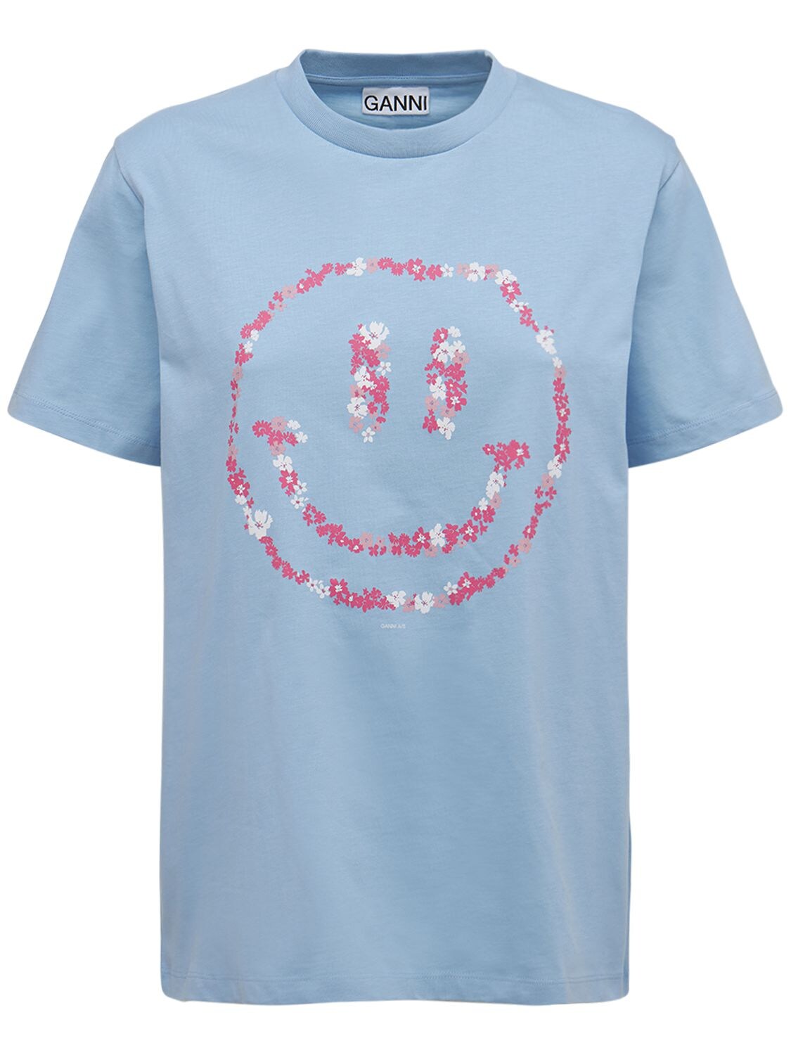 Smile Print Cotton T-shirt