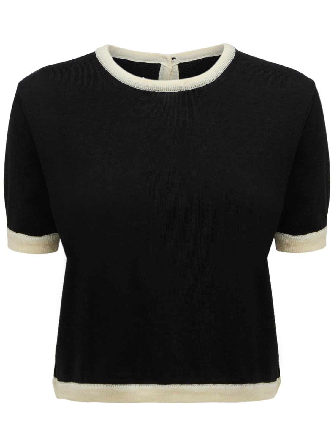 SAKS POTTS SAVU MERINO WOOL & SILK TOP 