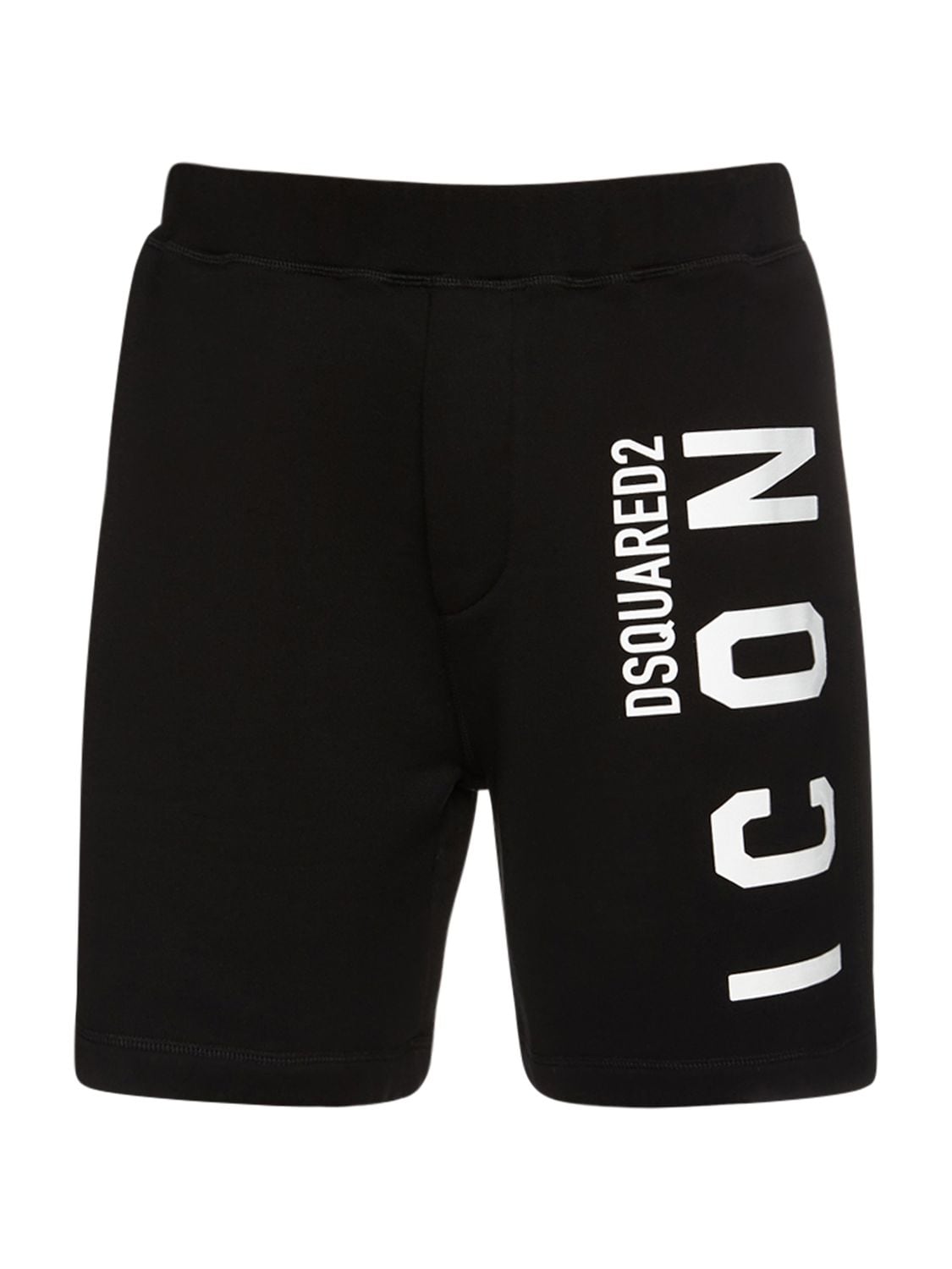 Vertical Icon Cotton Jersey Sweat Shorts