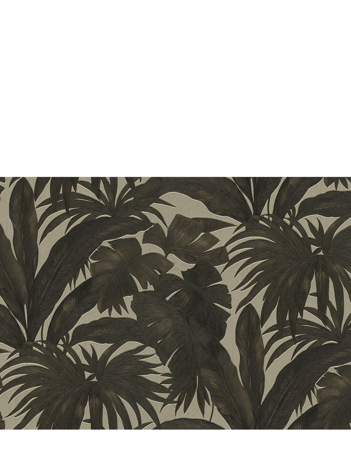 Versace Jungle Printed Wallpaper In Black