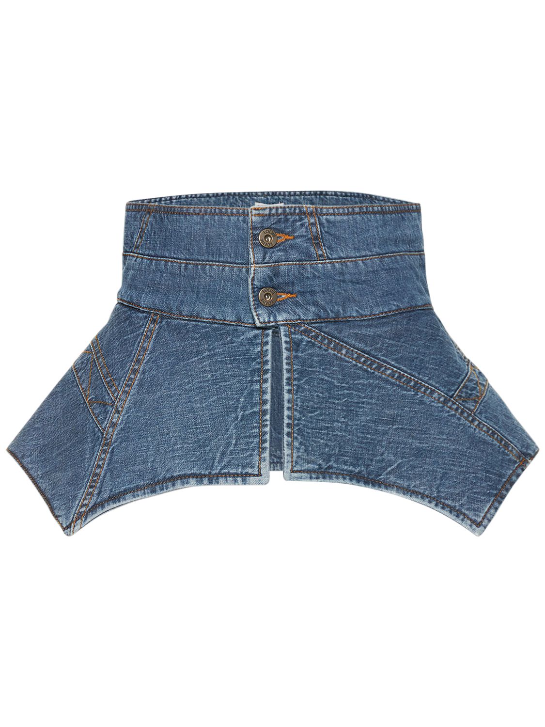 Loewe - Obi cotton denim belt - Denim 