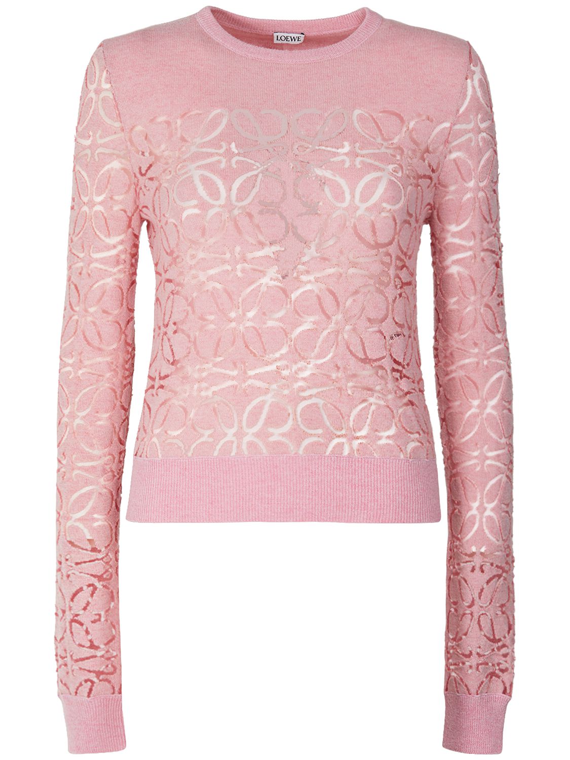 loewe pink sweater