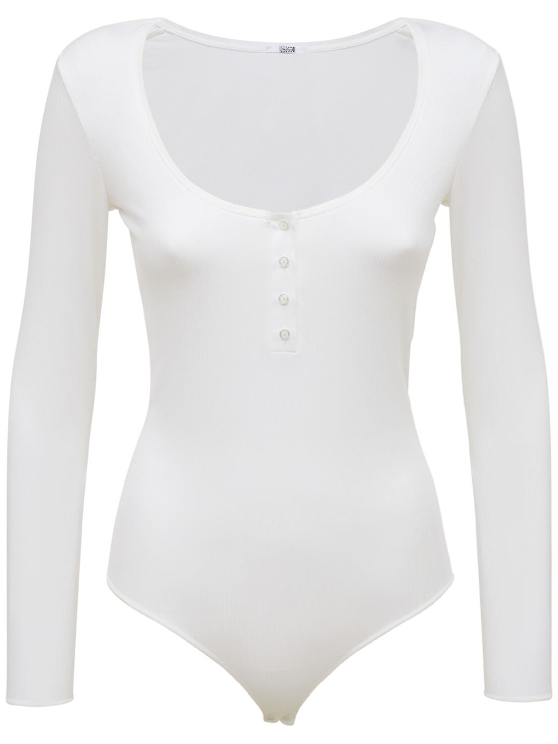 WOLFORD HENLEY RIBBED JERSEY STRING BODYSUIT