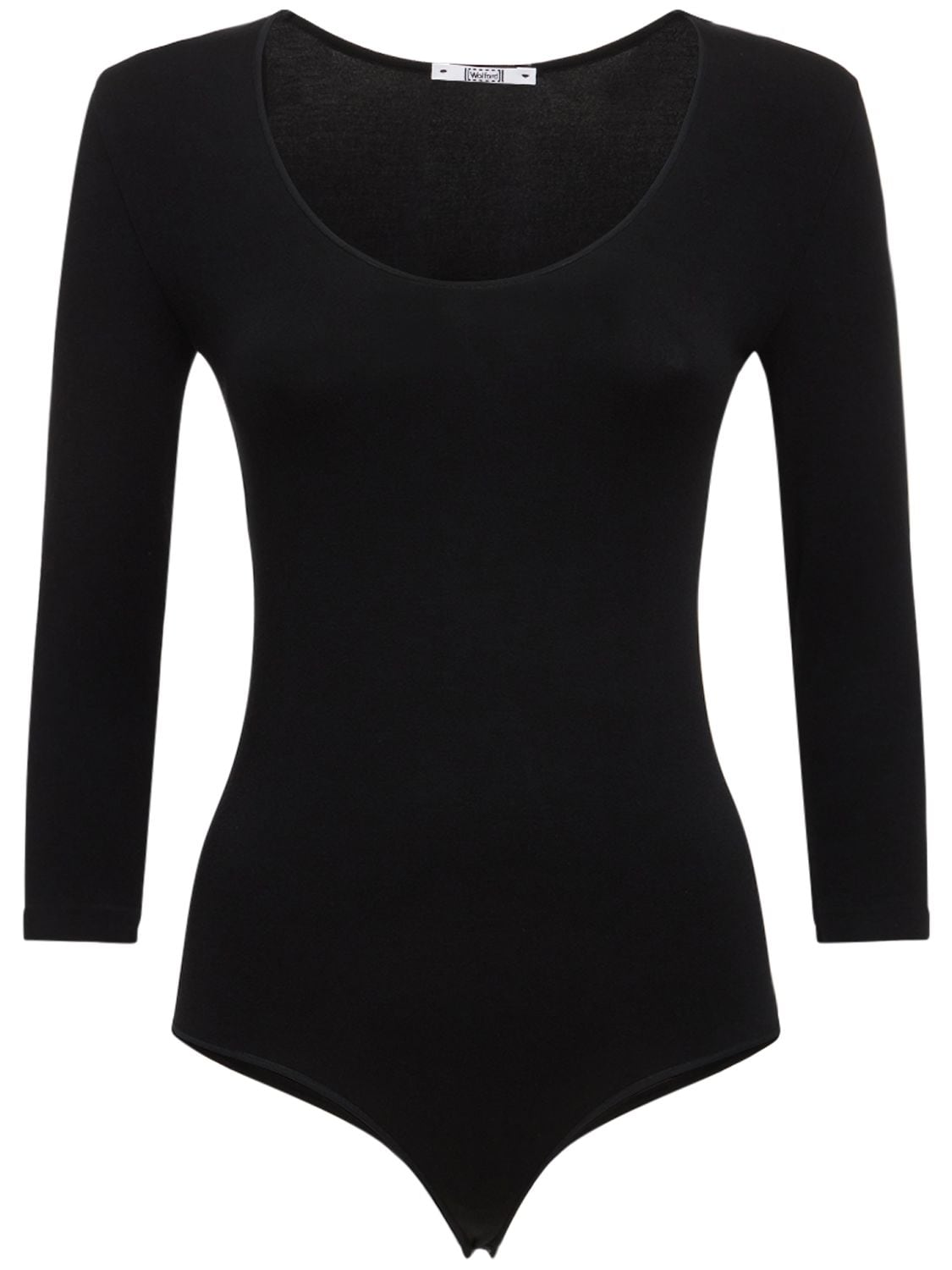 Wolford Deep V String Modal Blend Bodysuit In Black | ModeSens