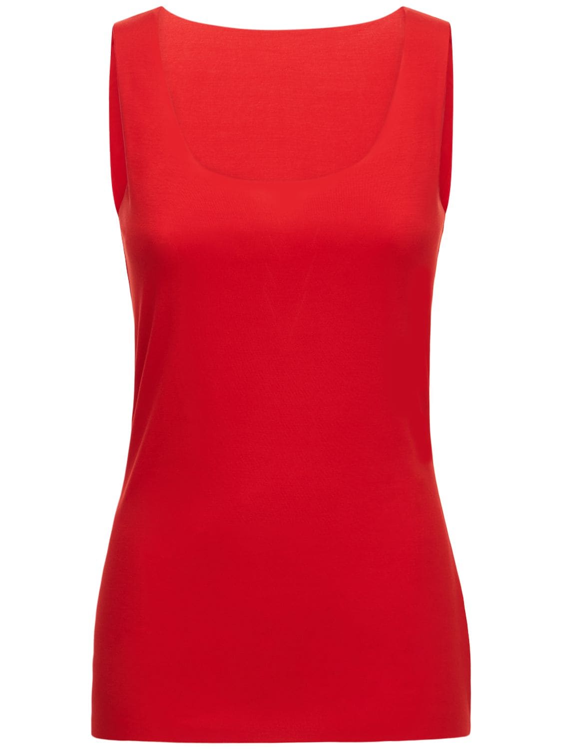 Wolford Aurora Stretch Modal Tank Top In Red