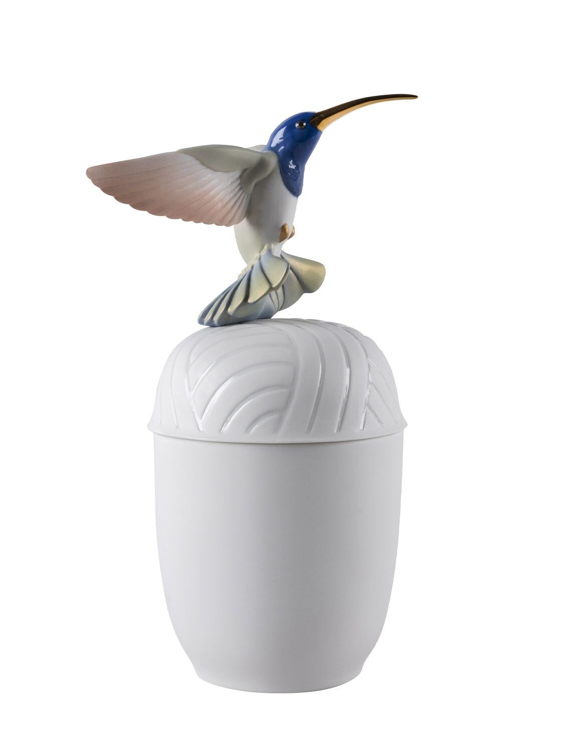 Lladrò Hummingbird Box In White