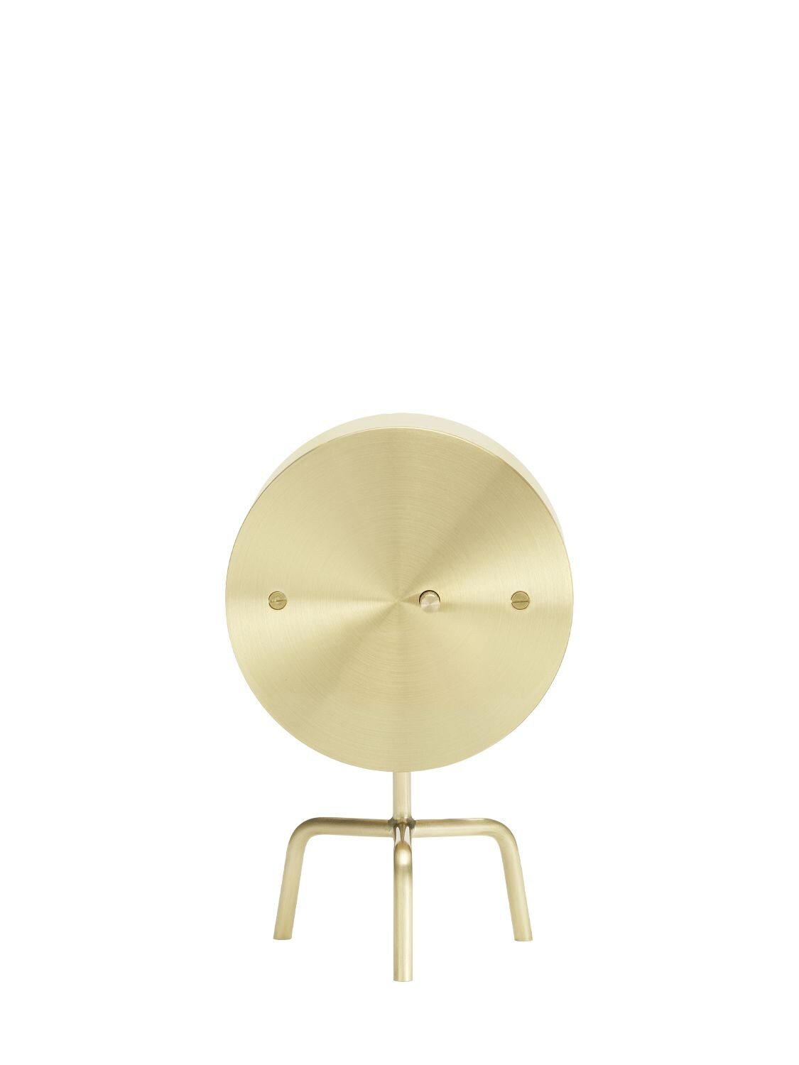 Shop Vitra Tripod Desk Clock In Gold