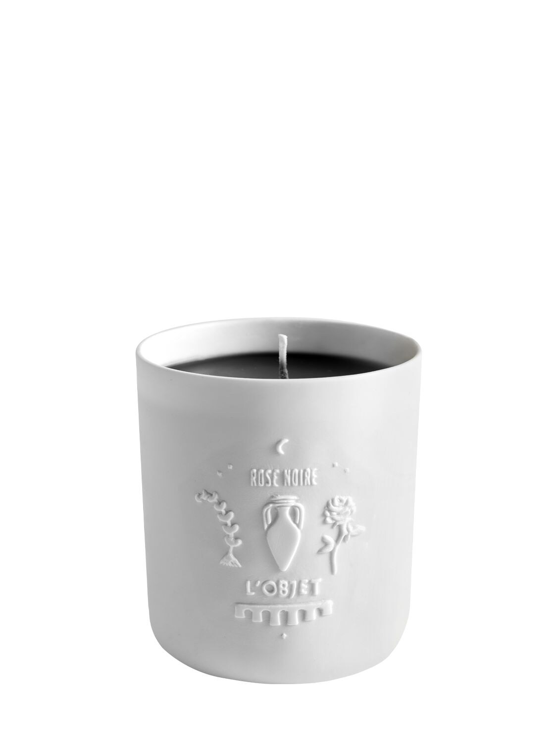 L'objet Rose Noire Apothecary Scented Candle In White