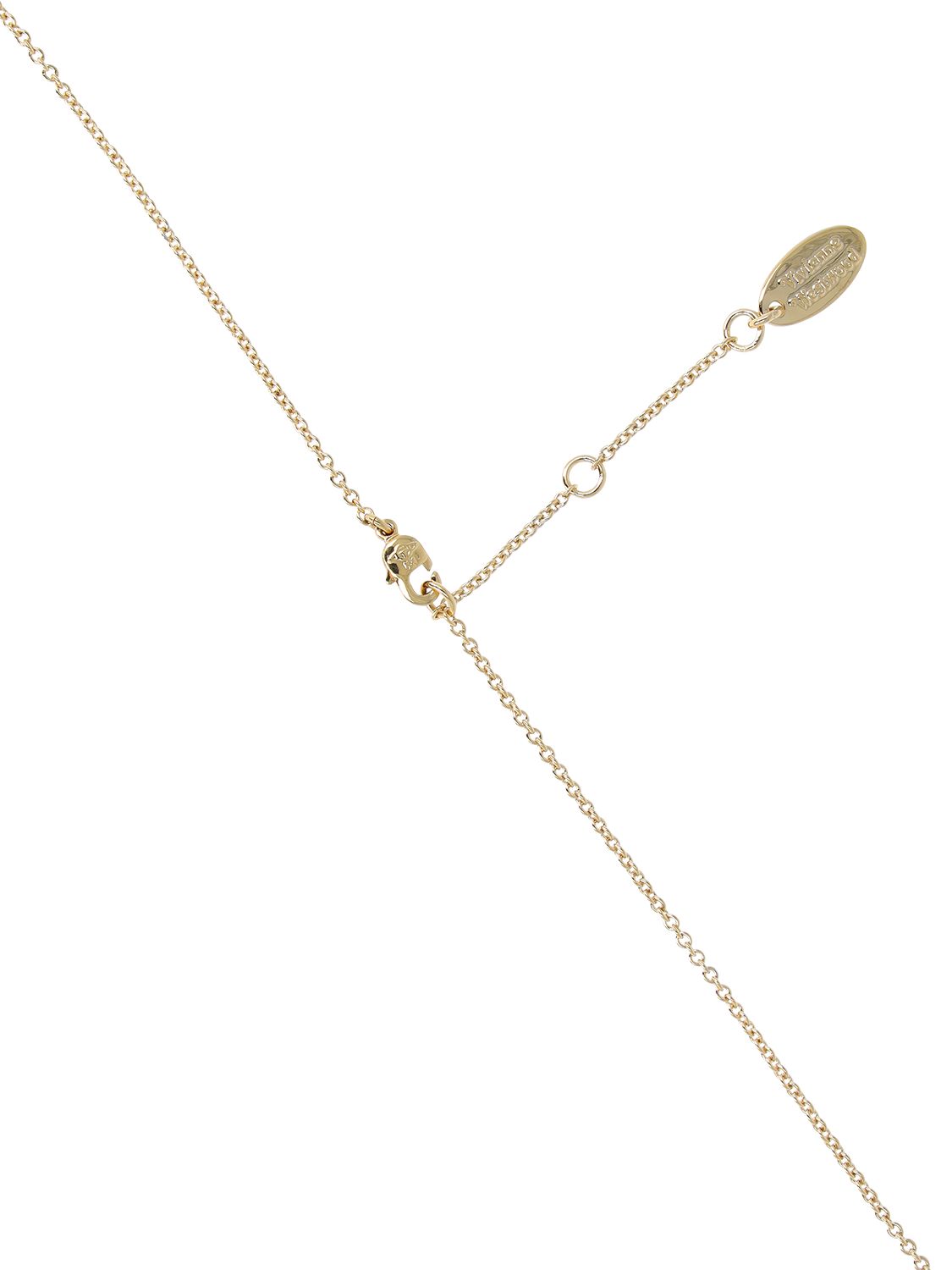 VIVIENNE WESTWOOD TINY DEER CHRISTMAS PENDANT NECKLACE