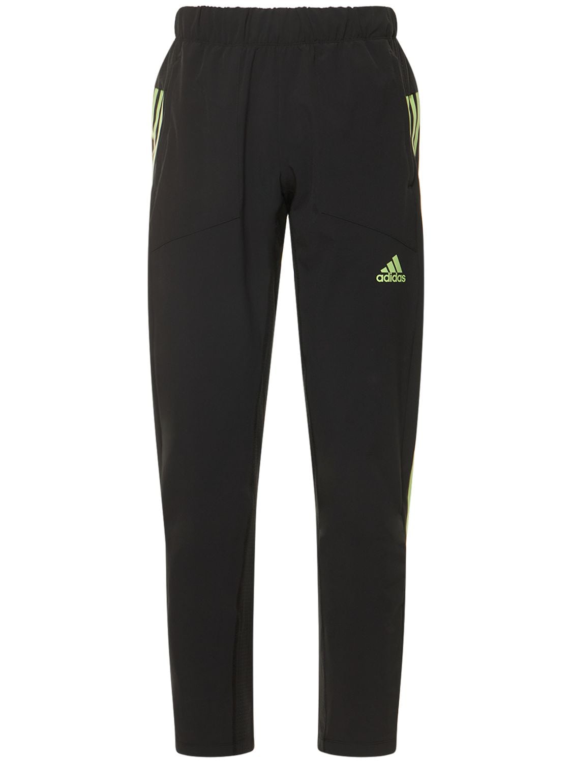 Adidas Originals Recycled Tech Training Pants In Black,green