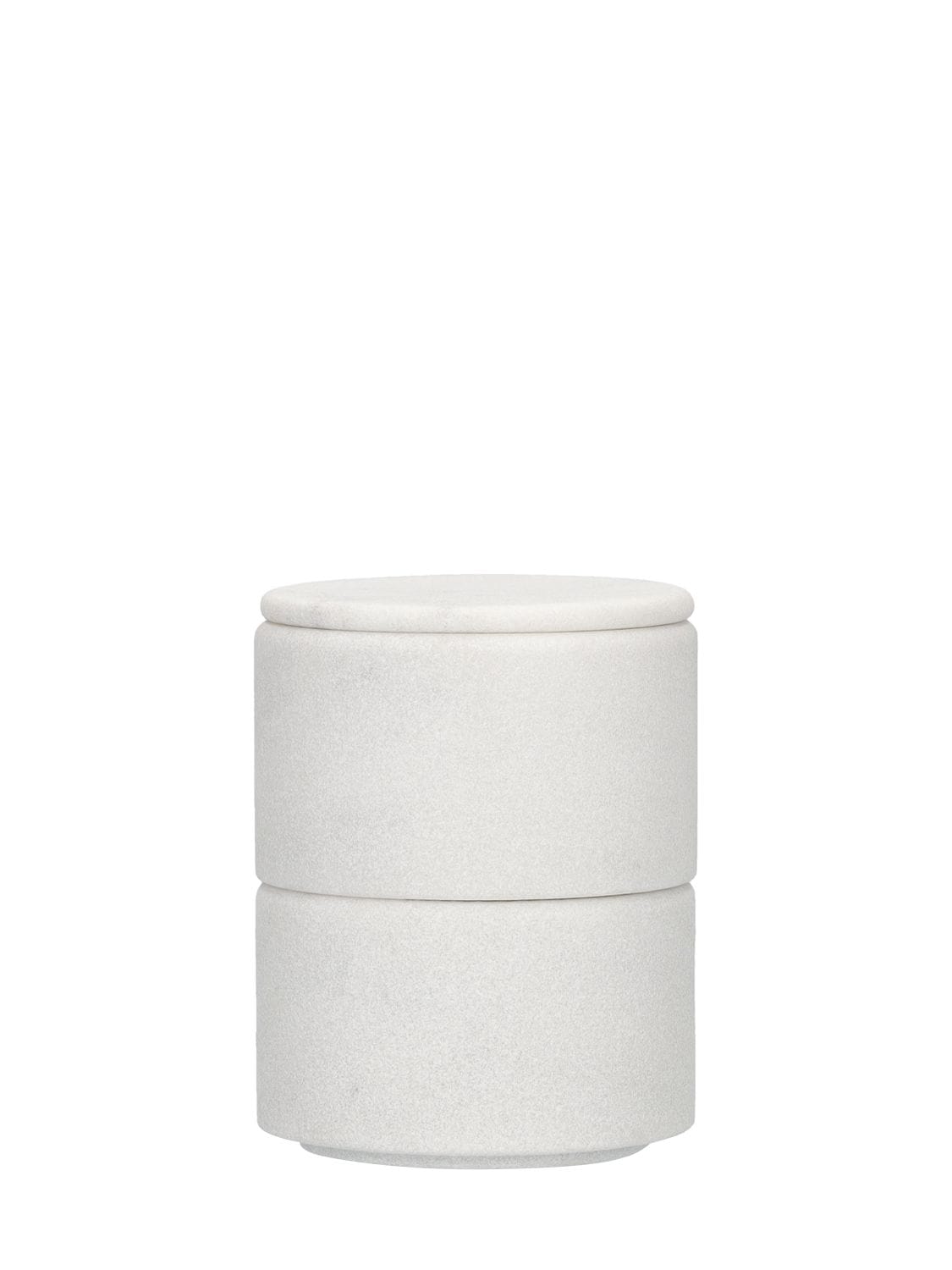 Salvatori Sale & Pepe Marble Containers W/ Lids In White