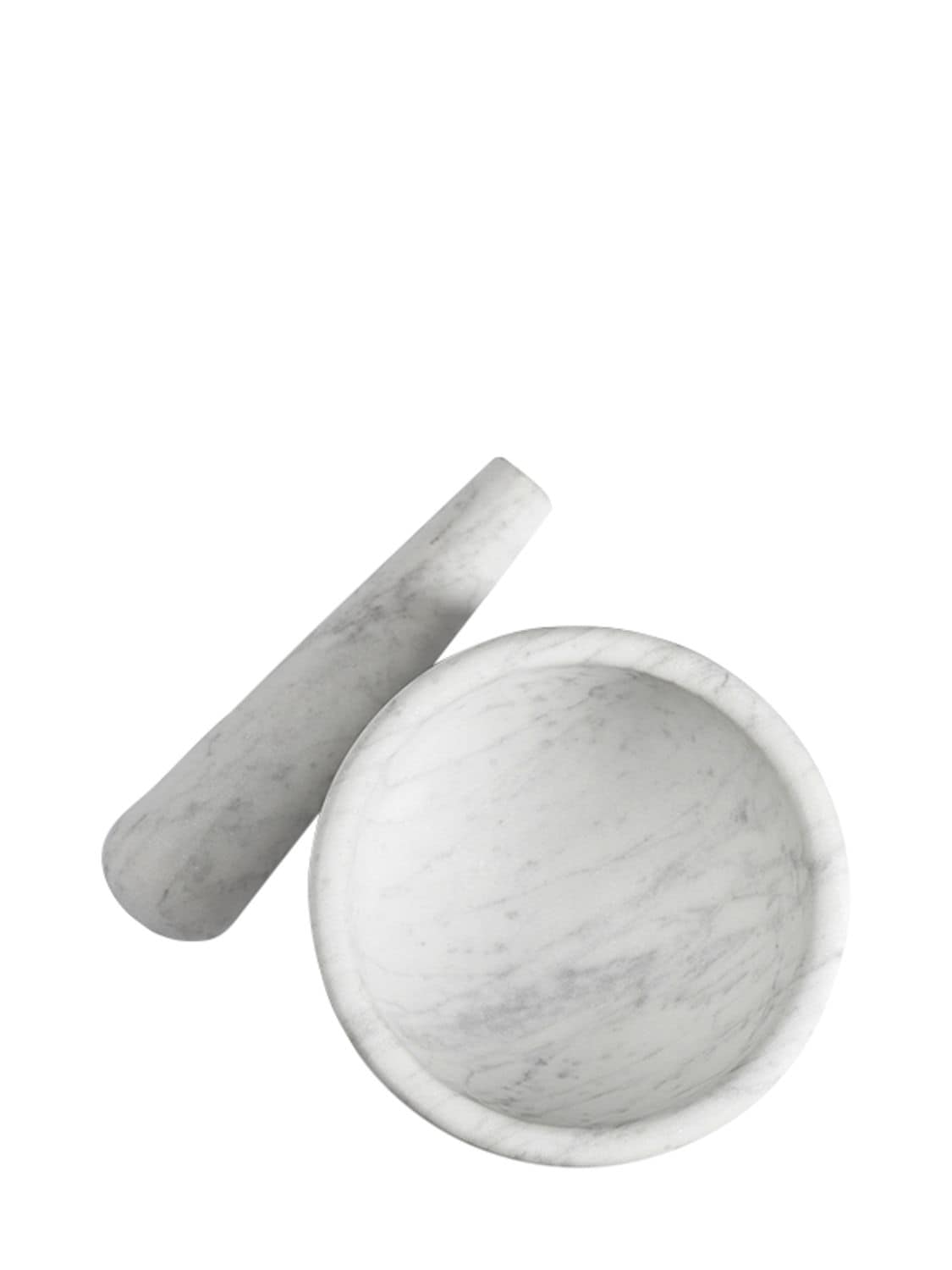 Shop Salvatori Ellipse Marble Mortar & Pestle In White