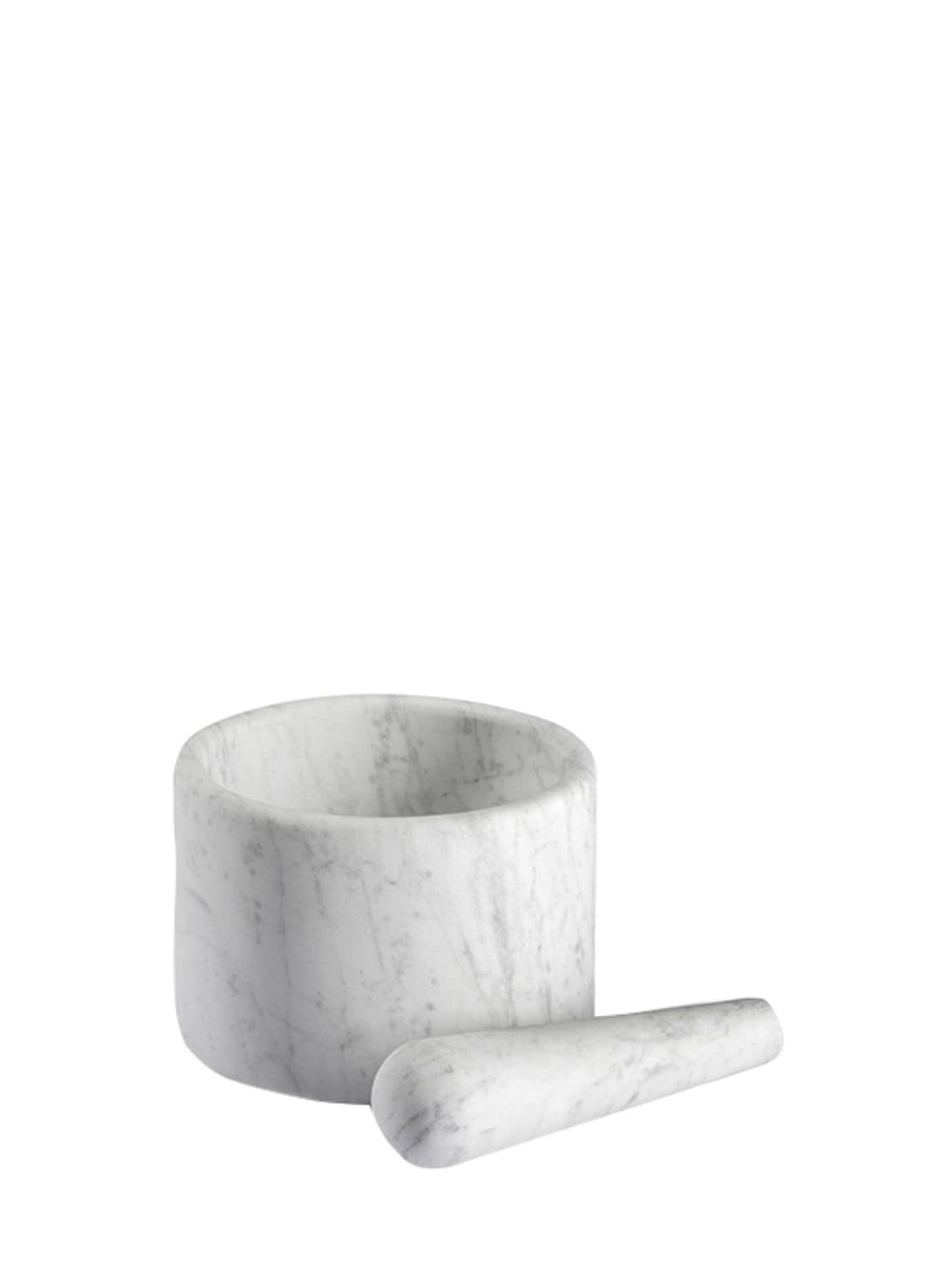Salvatori Ellipse Marble Mortar & Pestle In White