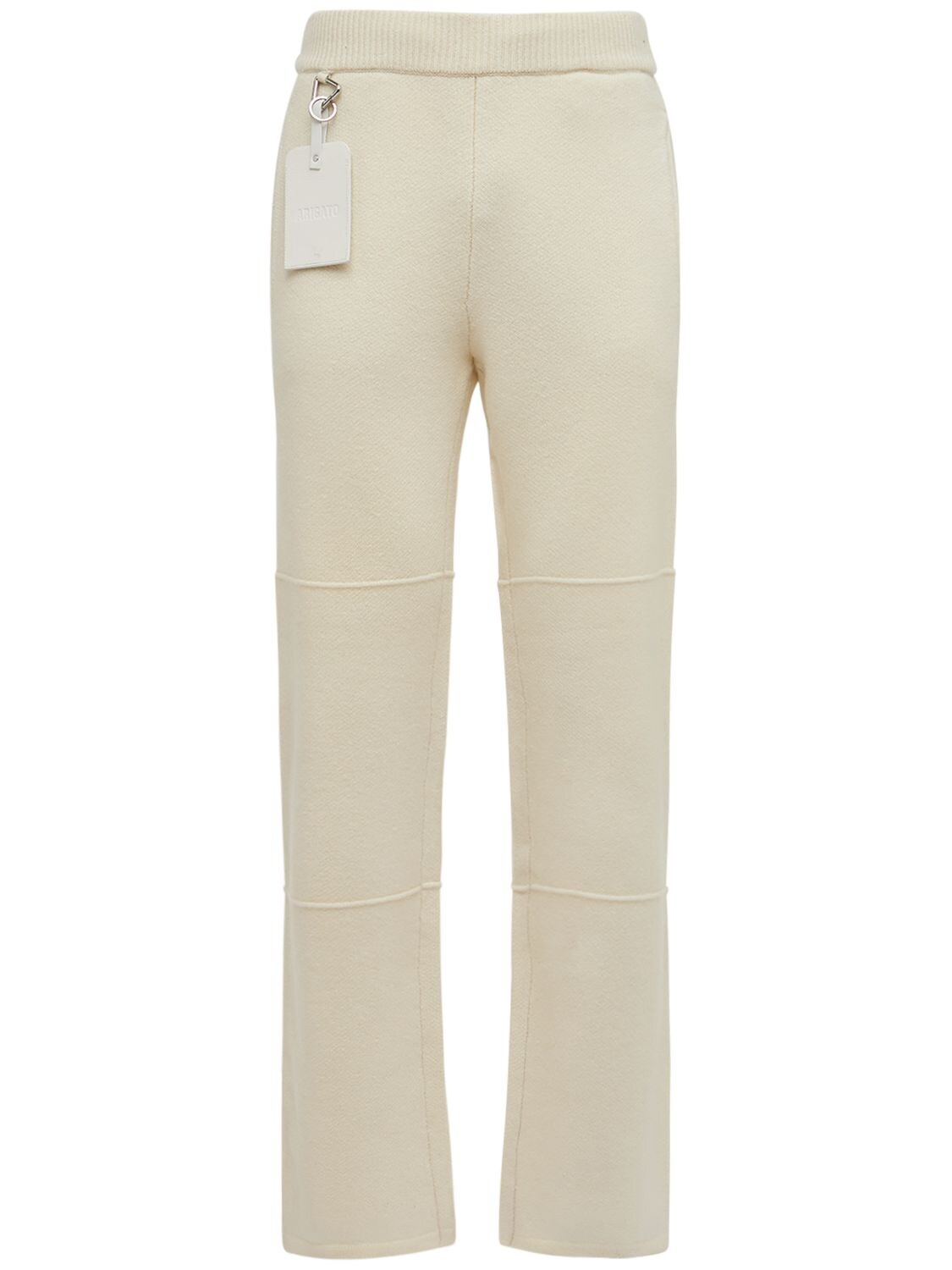 AXEL ARIGATO KITE WOOL KNIT PANTS 