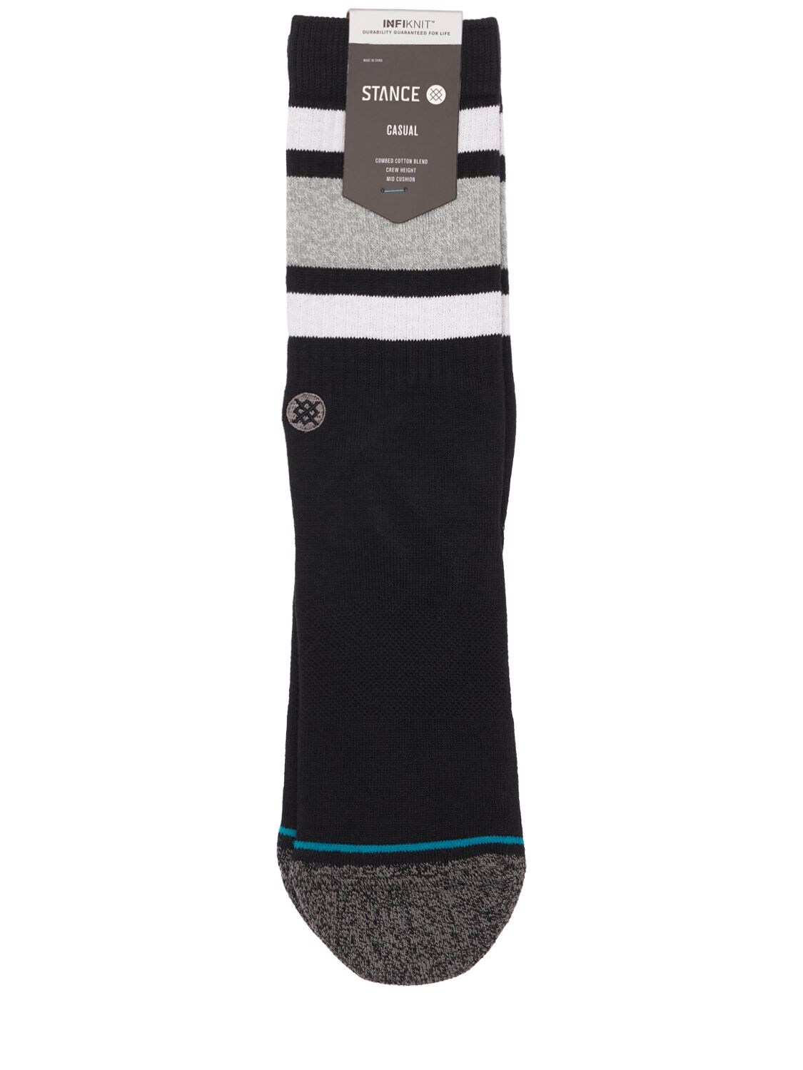 Stance Boyd Cotton Blend Combed Socks In 블랙