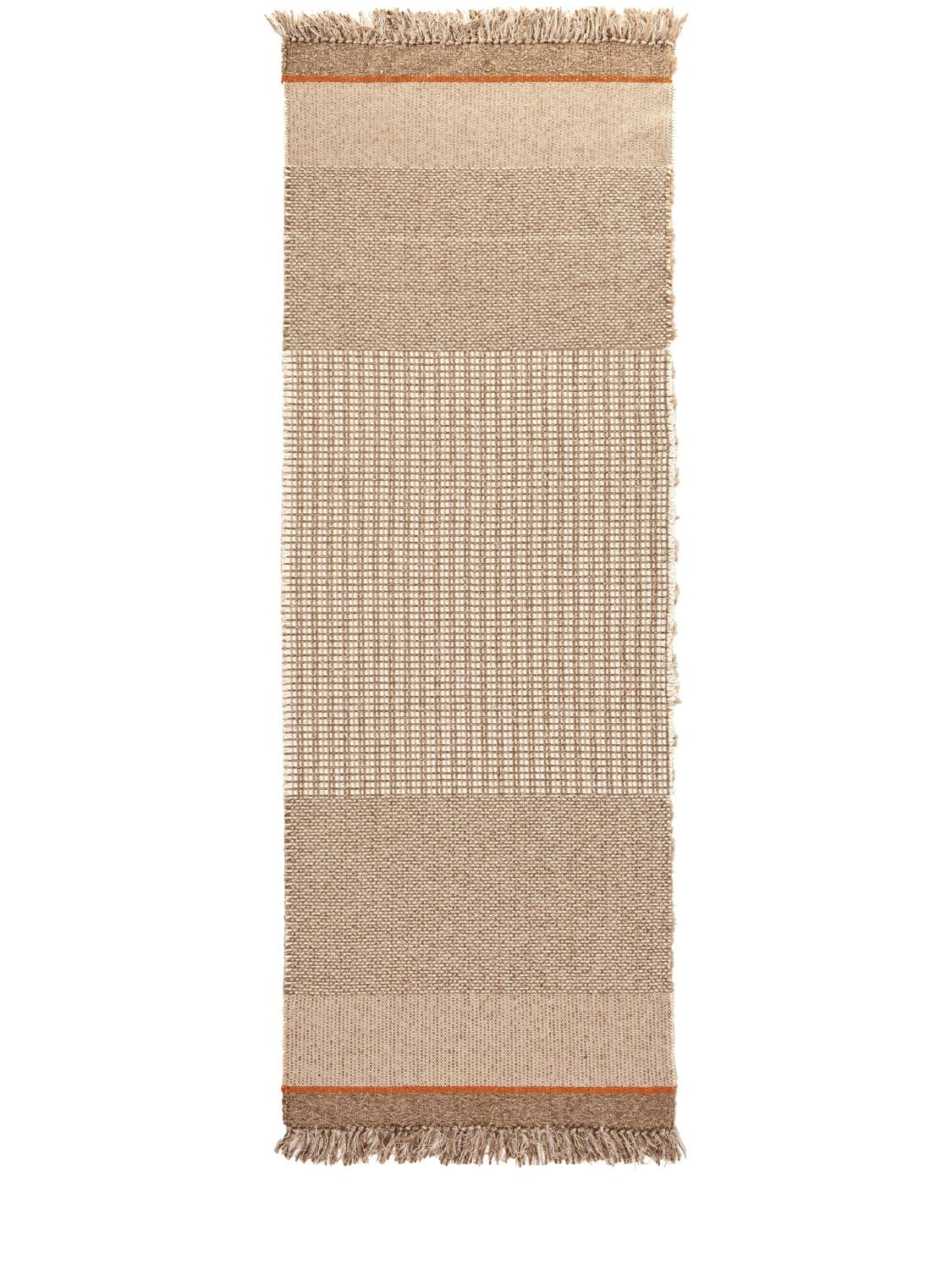 Gervasoni Natural Jute & Propylene Rug In White,brown