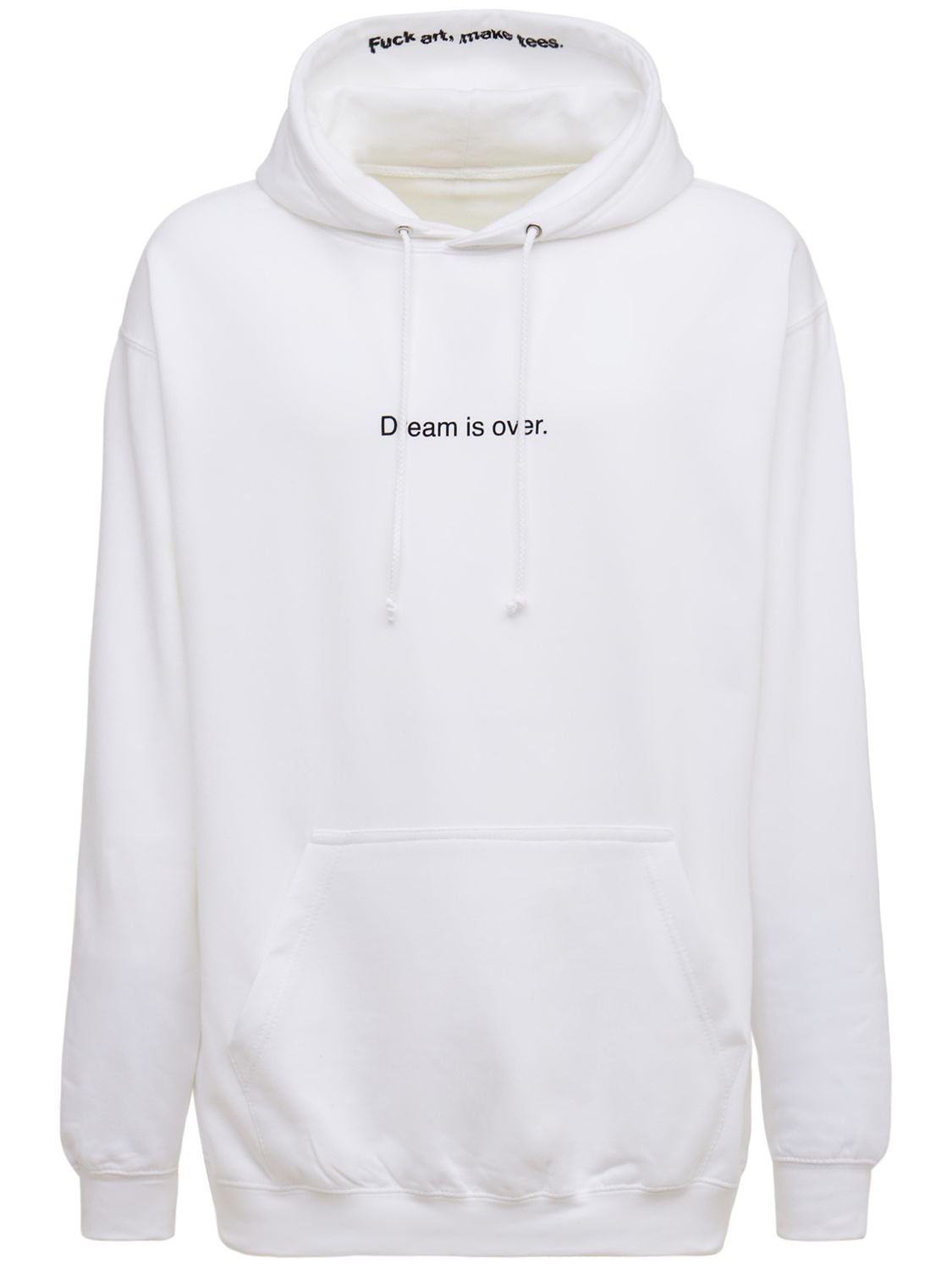 FAMT - FUCK ART MAKE TEES Dream Is Over Cotton Blend Hoodie