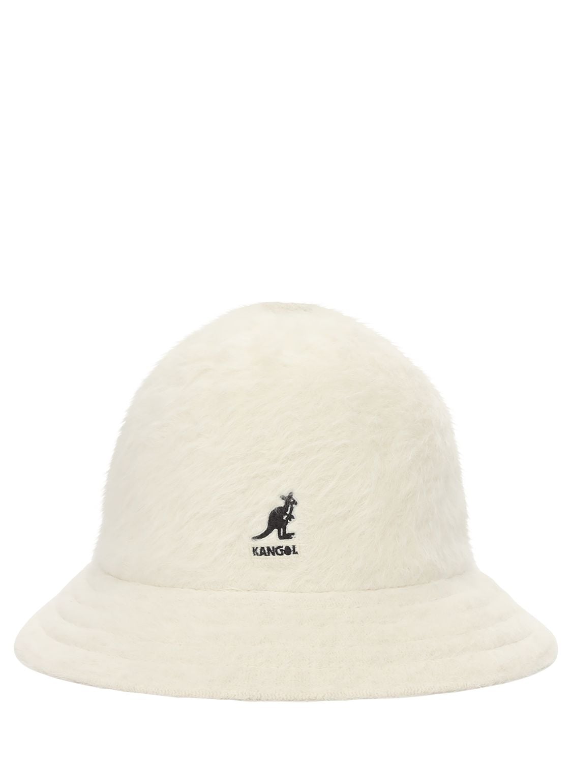 Kangol Furgora Casual Angora Blend Bucket Hat In Ivory