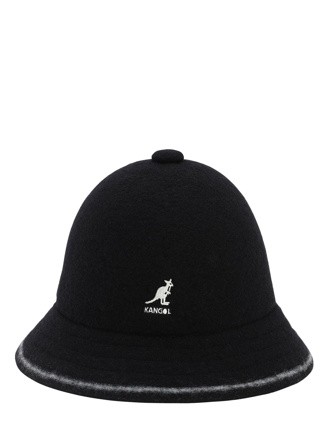 Kangol Wool Blend Bucket Hat In Black