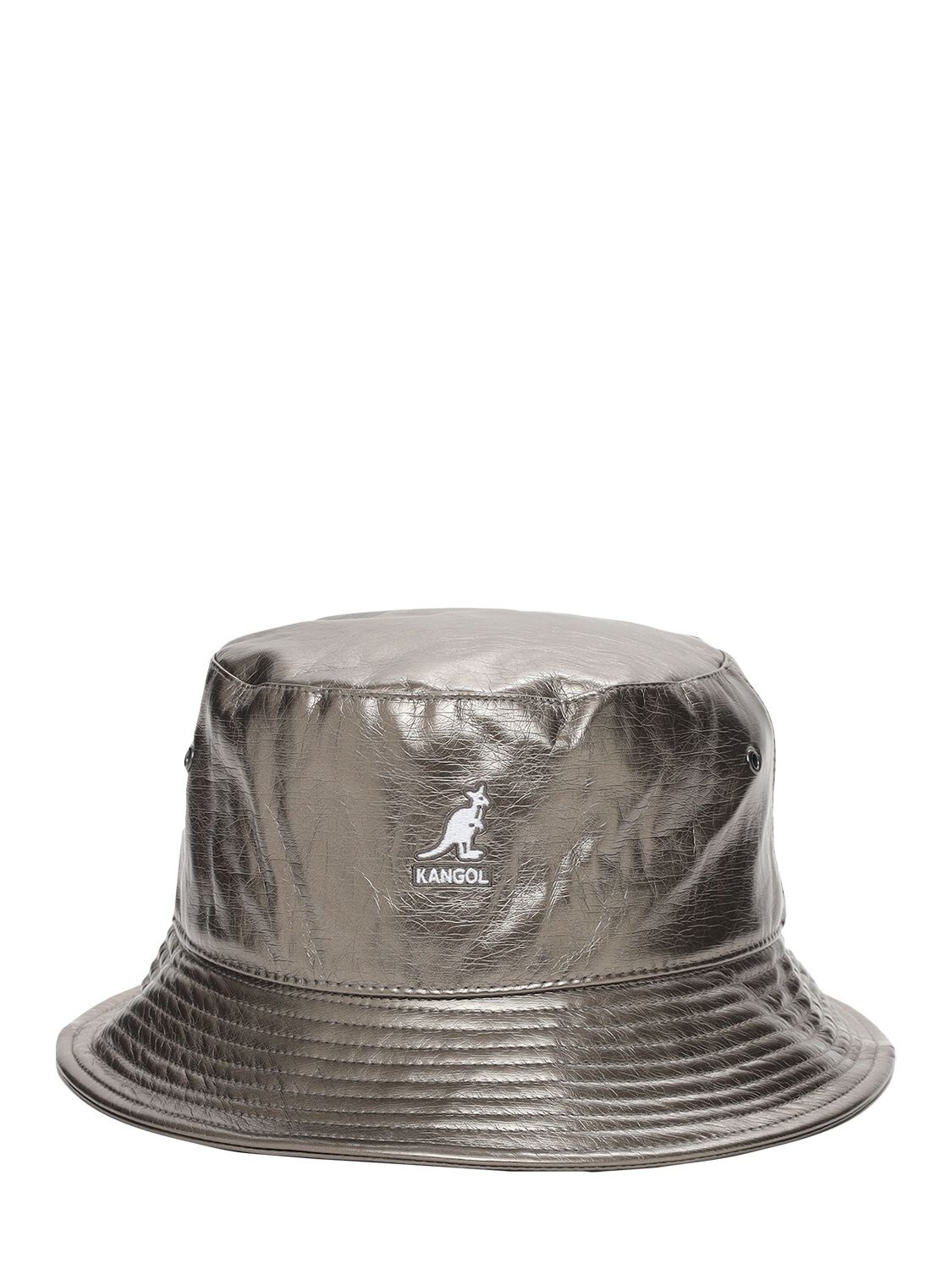 Kangol Future Bucket Hat W/ Ear Flaps In Silver