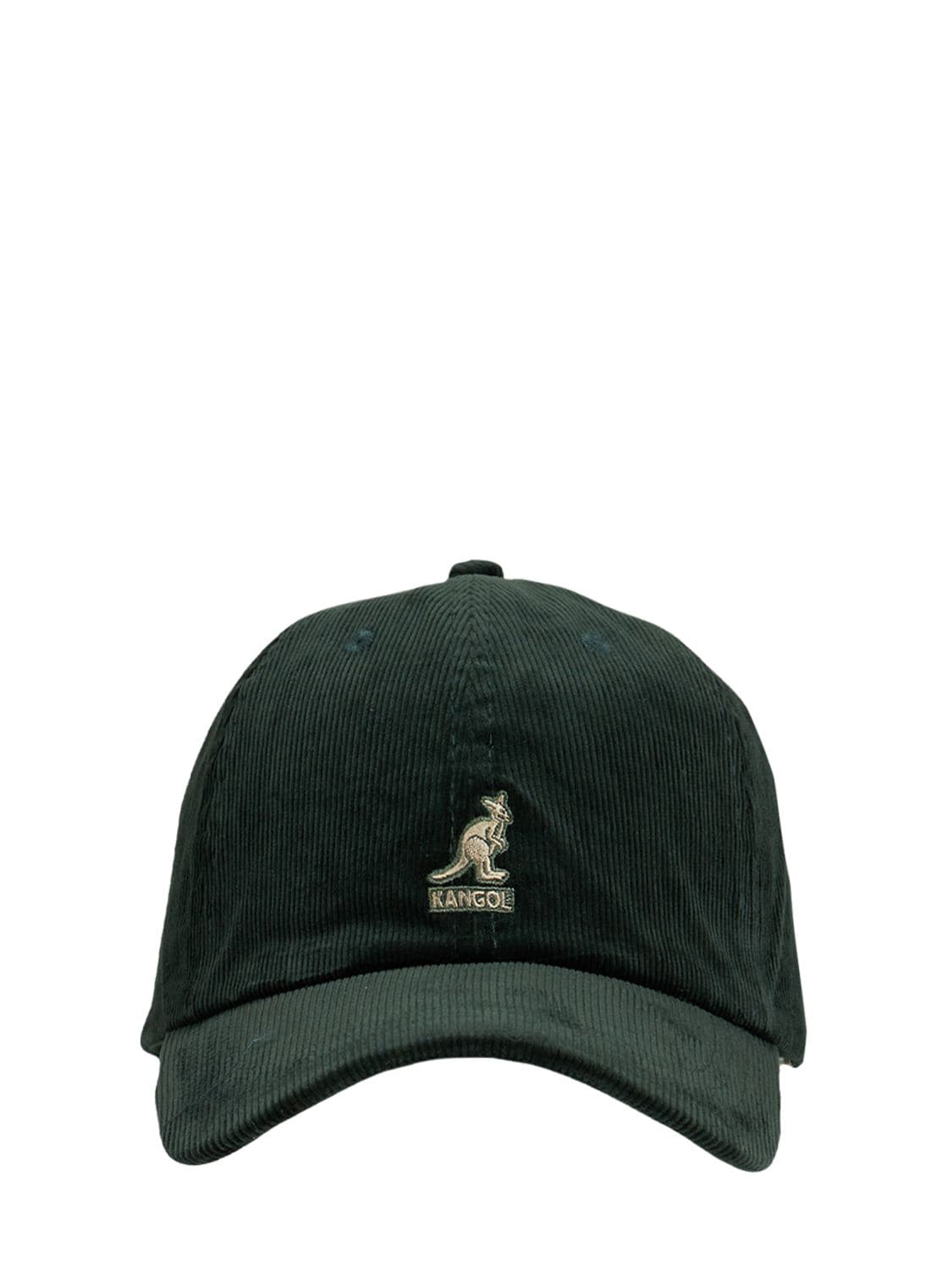 Kangol Corduroy Baseball Cap In Green