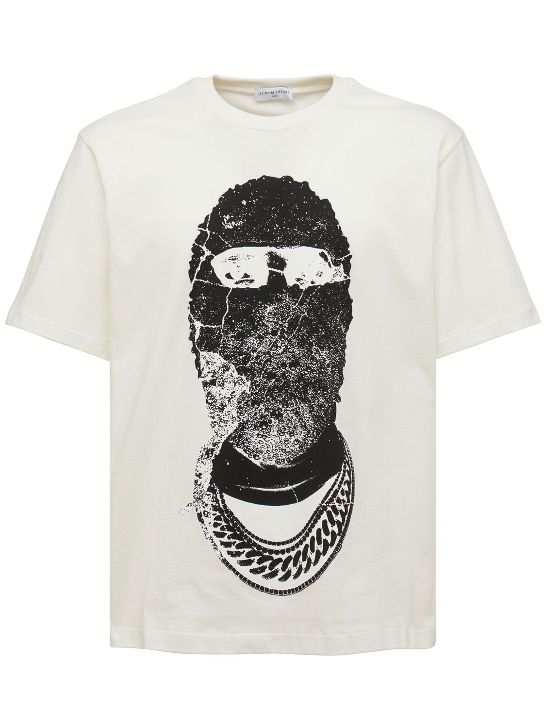Ih Nom Uh Nit - Mask printed cotton t-shirt - | Luisaviaroma