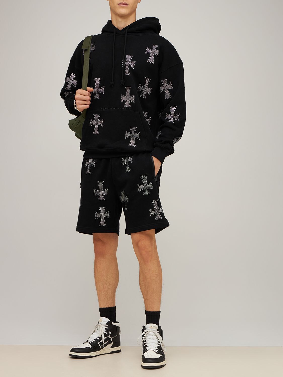 Unknown crystal cross online hoodie