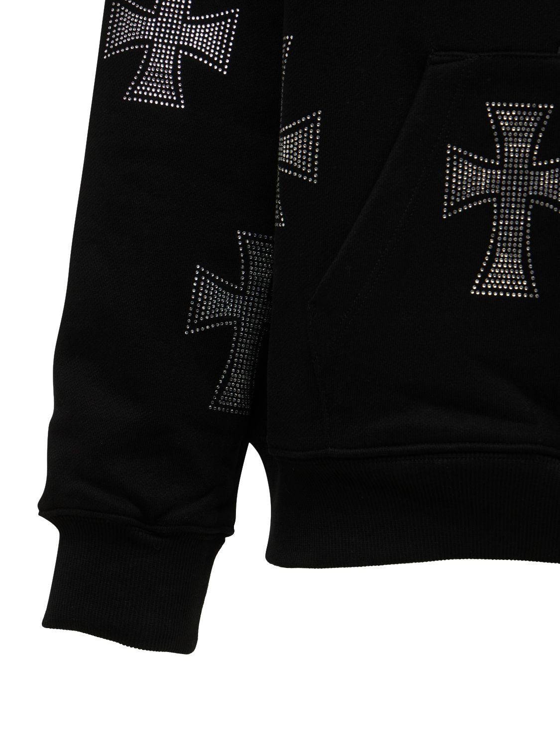 Unknown crystal cross discount hoodie