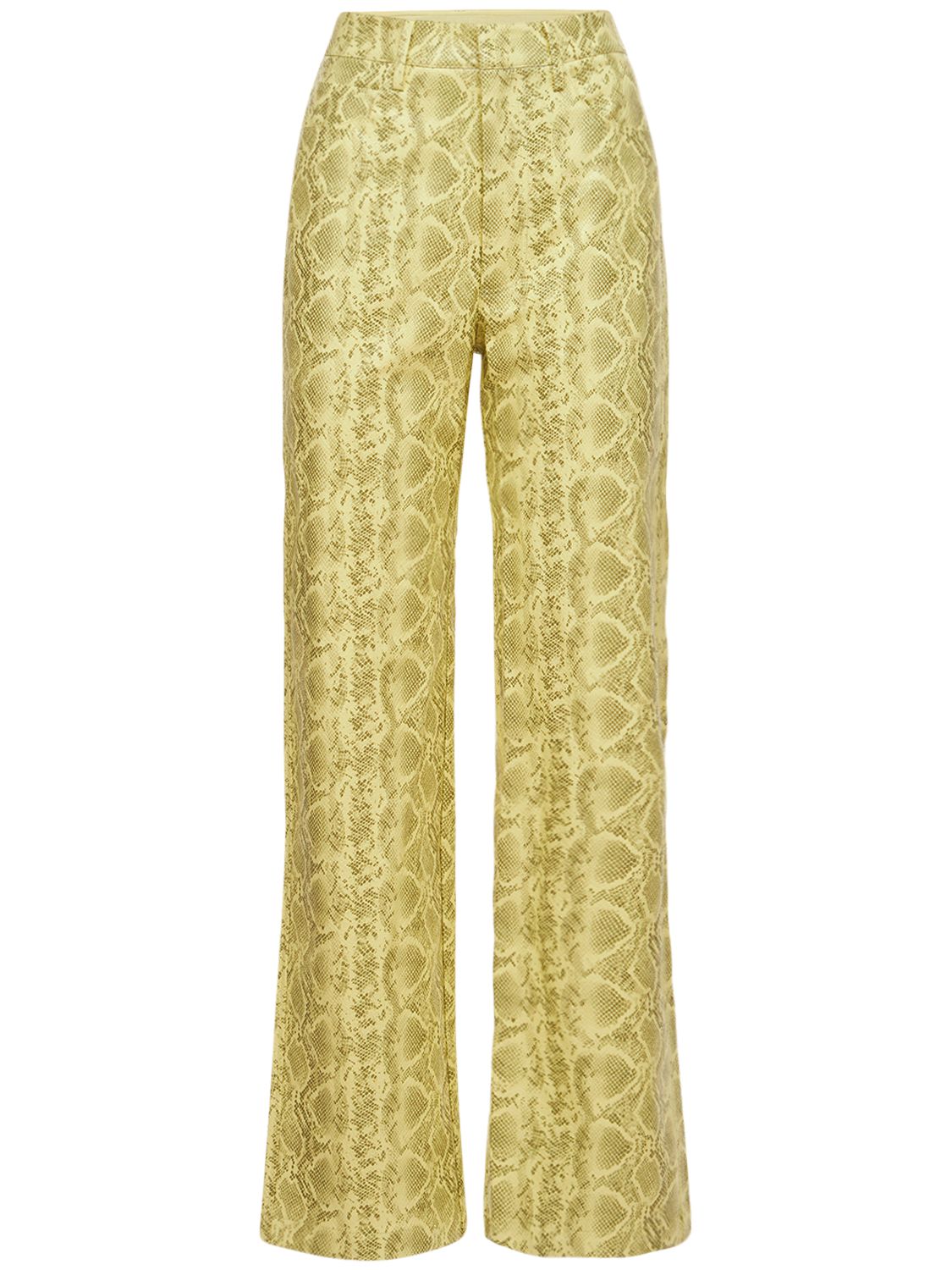 Rotate - Rotie faux leather wide pants 