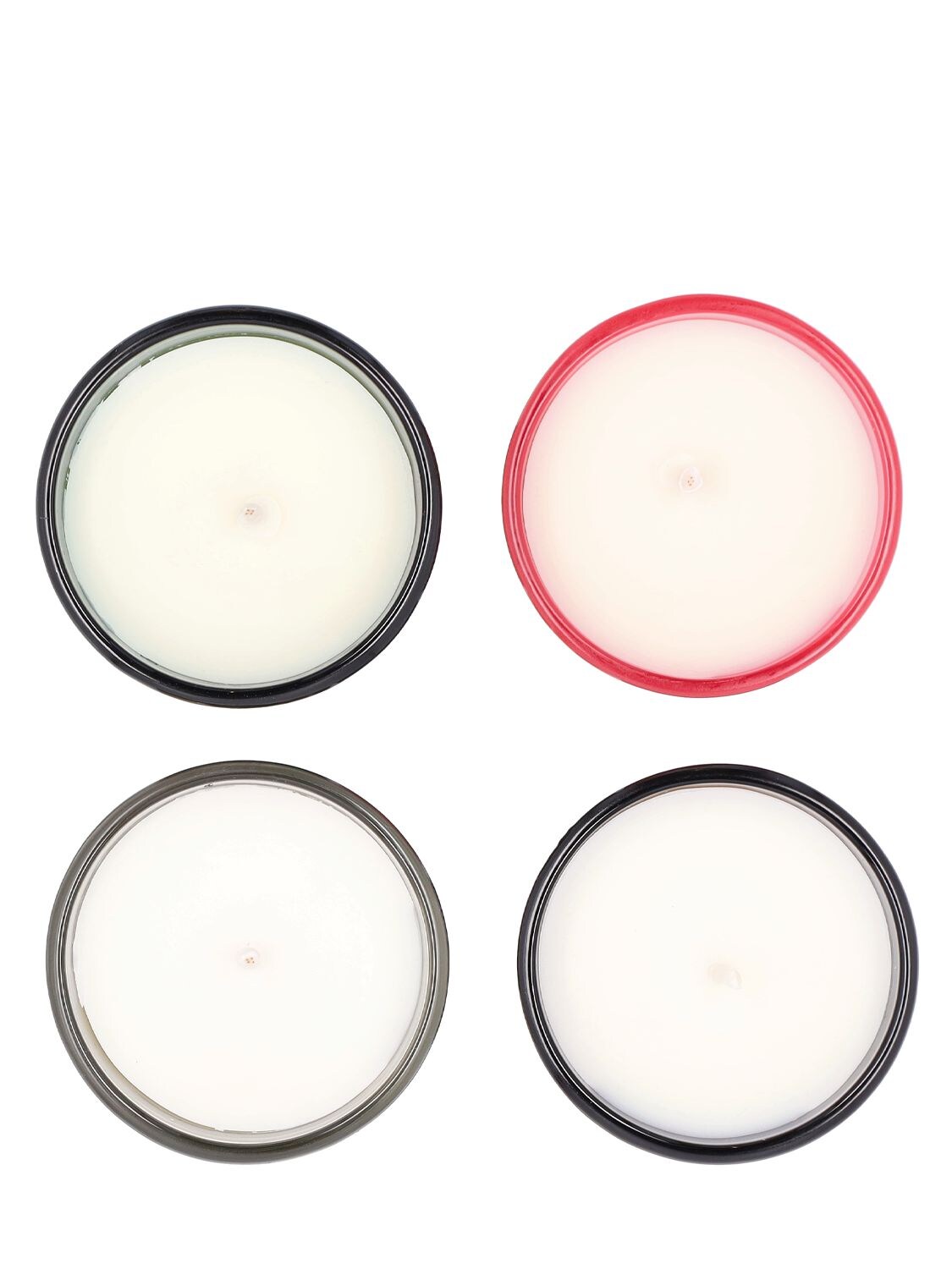 Shop Armani/casa Pegaso Set Of 4 Mini Scented Candles In Multicolor