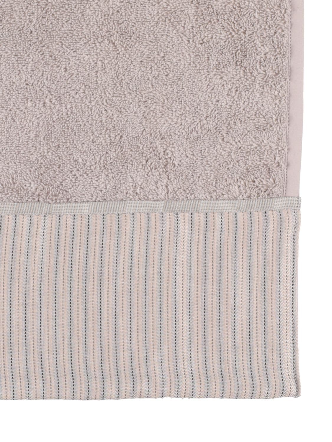 Shop Armani/casa Petty Set Of 2 Cotton Towels In Tortora