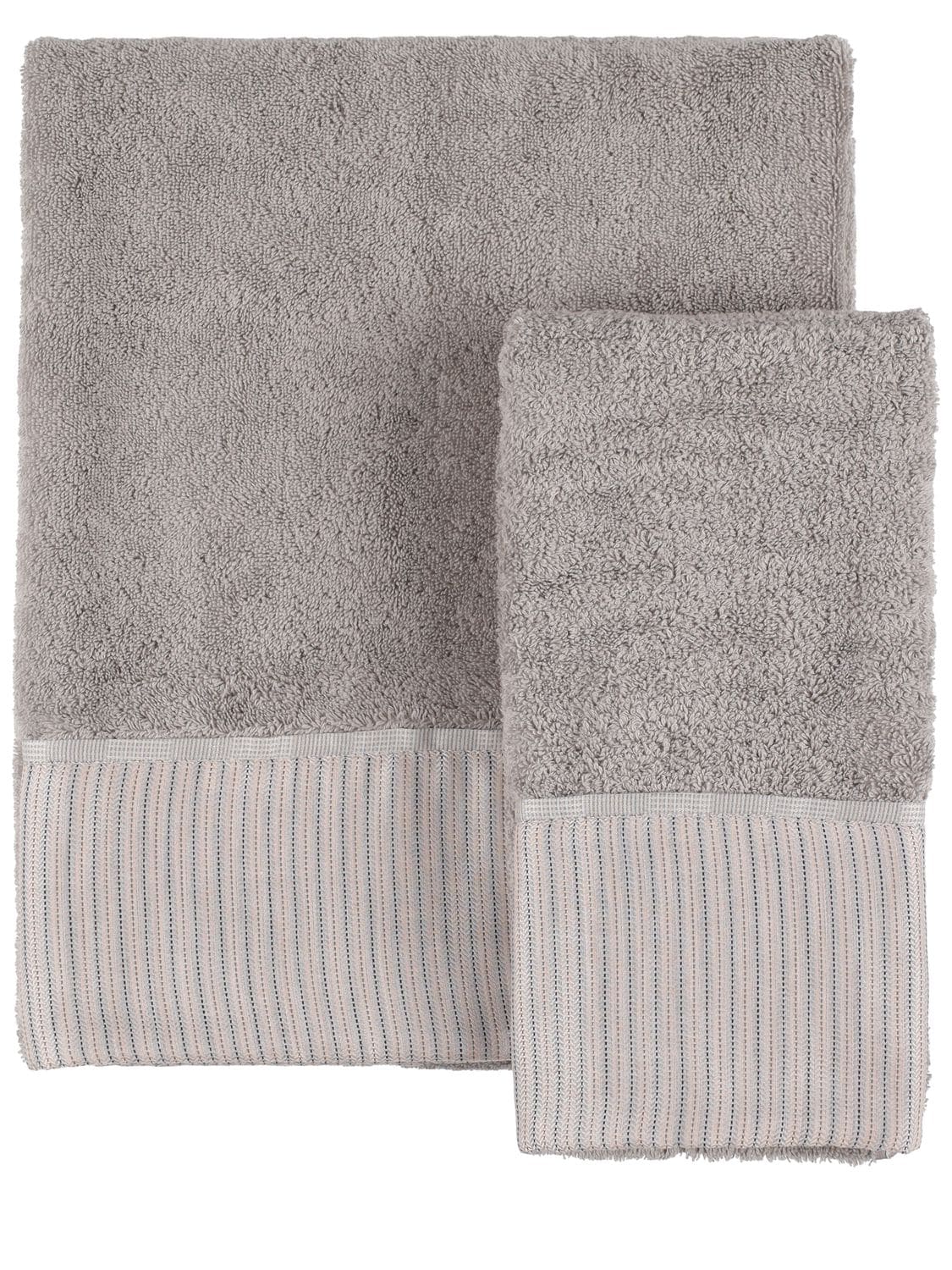 Armani/casa Petty Set Of 2 Cotton Towels In Perla