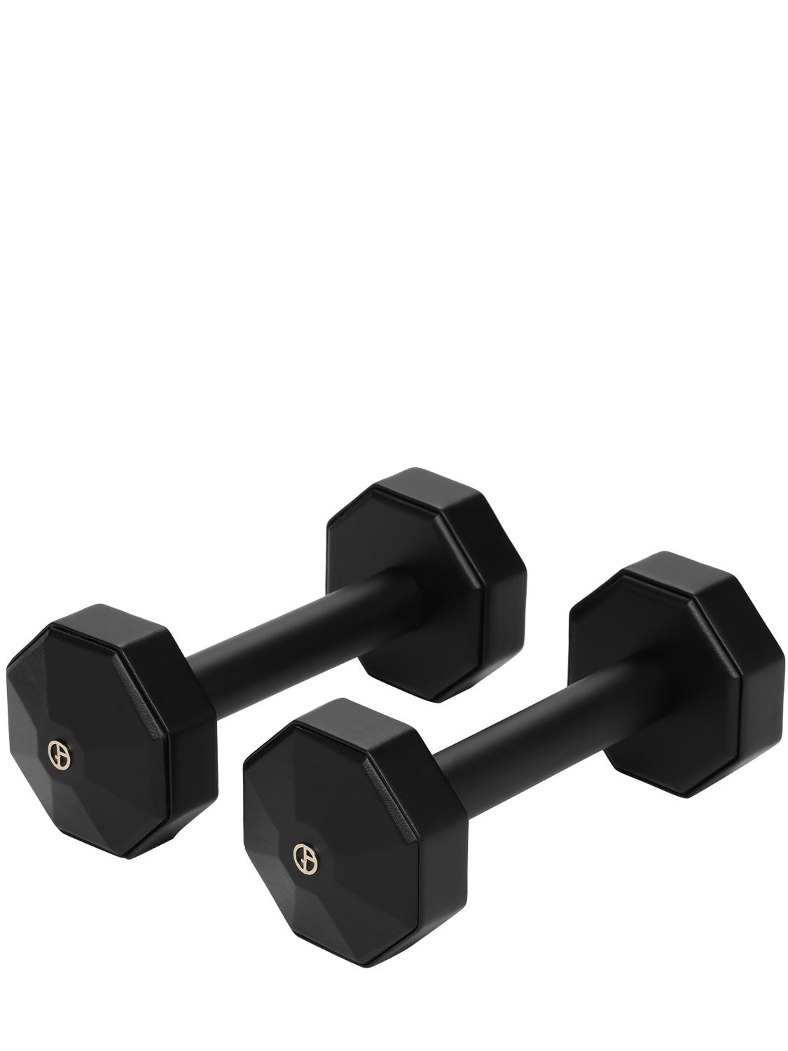 Shop Armani/casa Set Of 2 Pump 1kg Hand Weights In Black