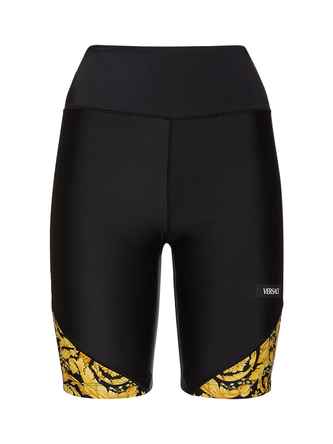 Barocco Printed Lycra Bike Shorts