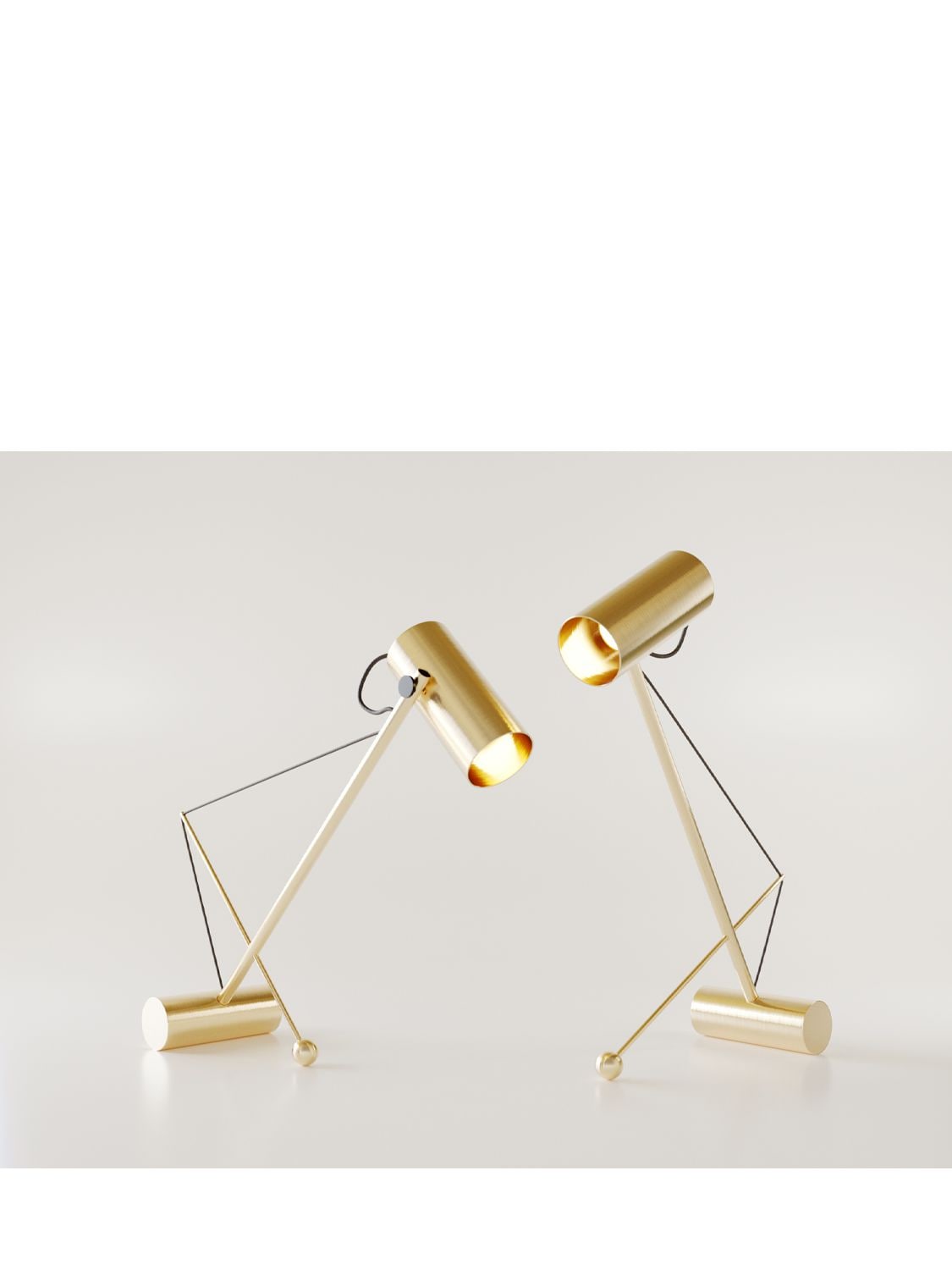 Shop Edizioni Ed049 Table Lamp In Gold