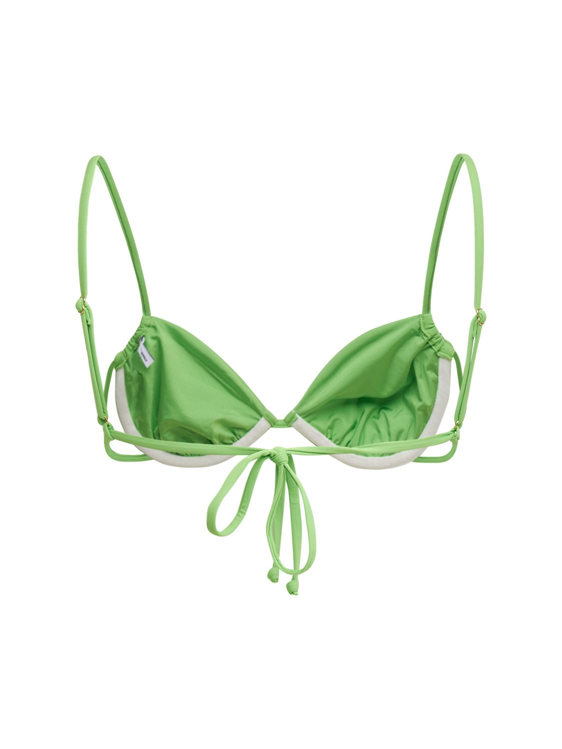 Weworewhat Ruched Underwire Bikini Top In Green ModeSens