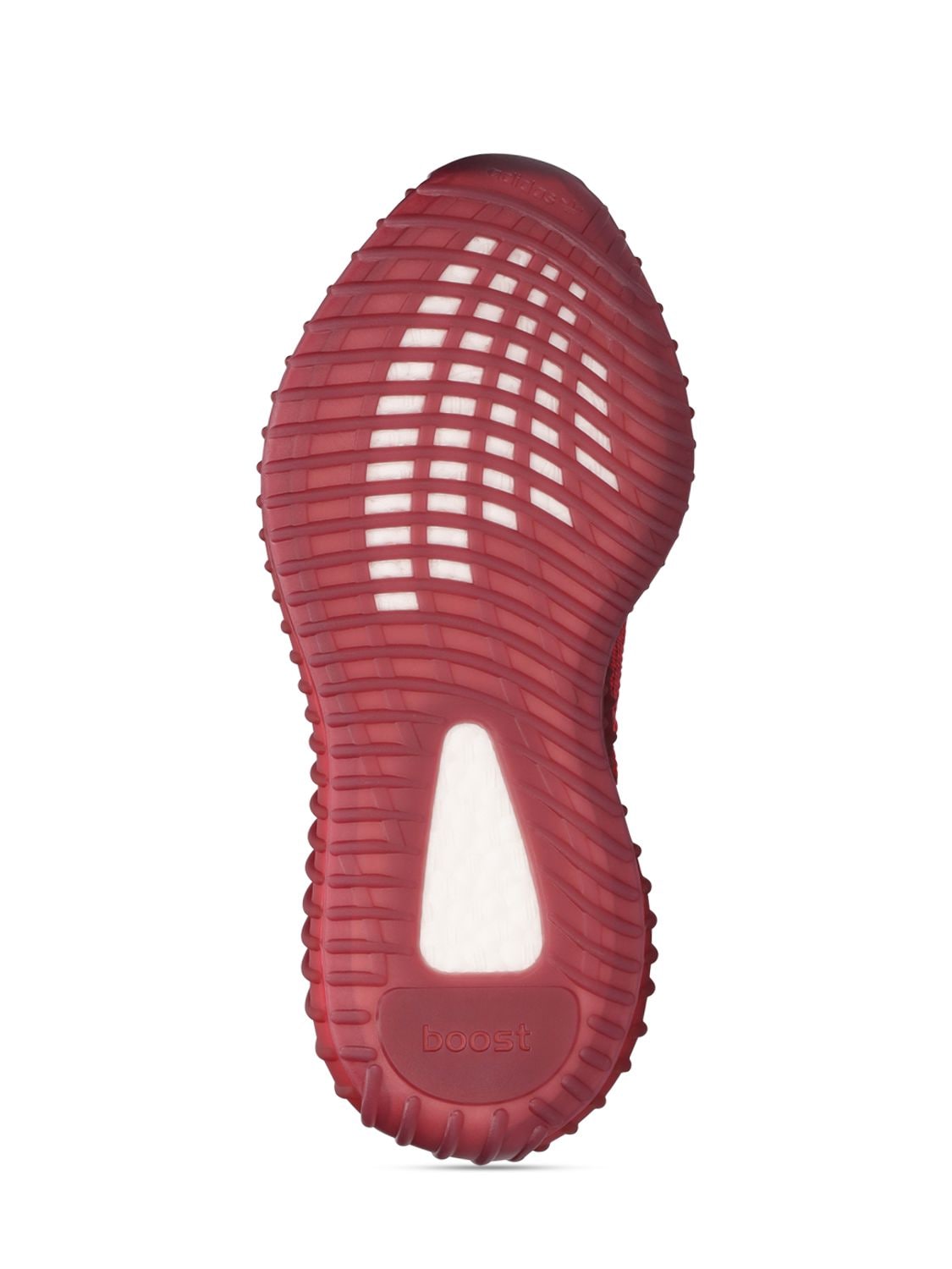 Shop Yeezy 350v2 Cmpct Sneakers In Slate Red