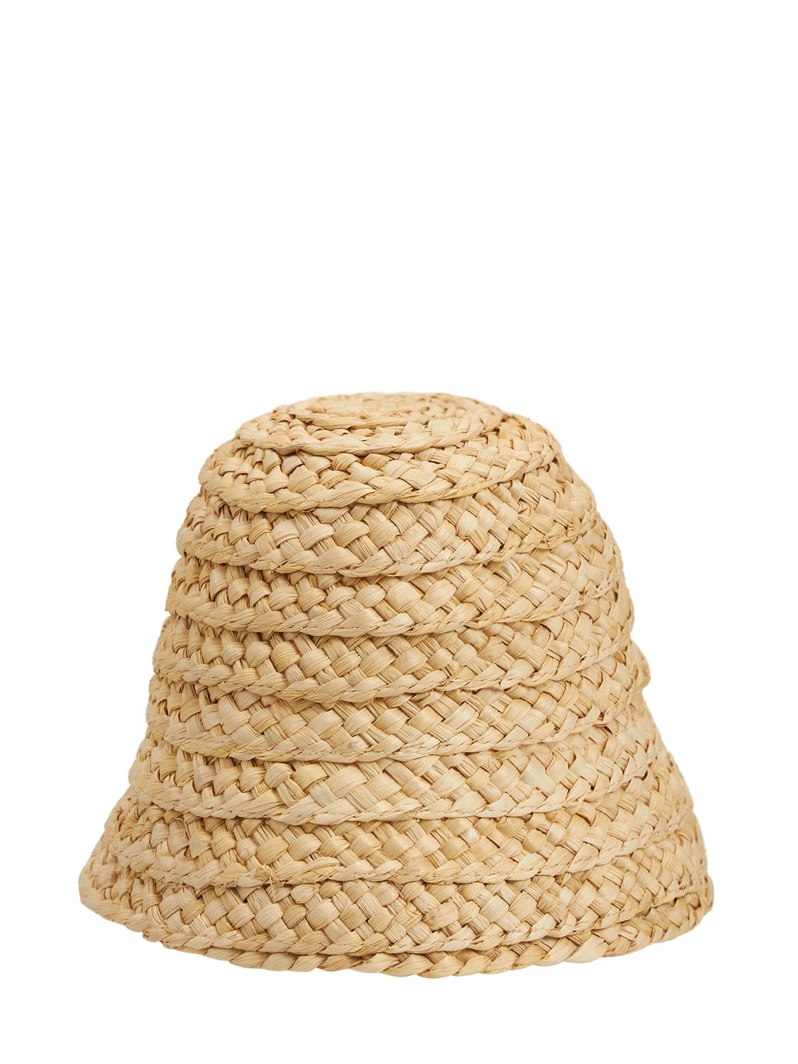 Shop Ruslan Baginskiy Straw Cloche Hat In Natural Straw