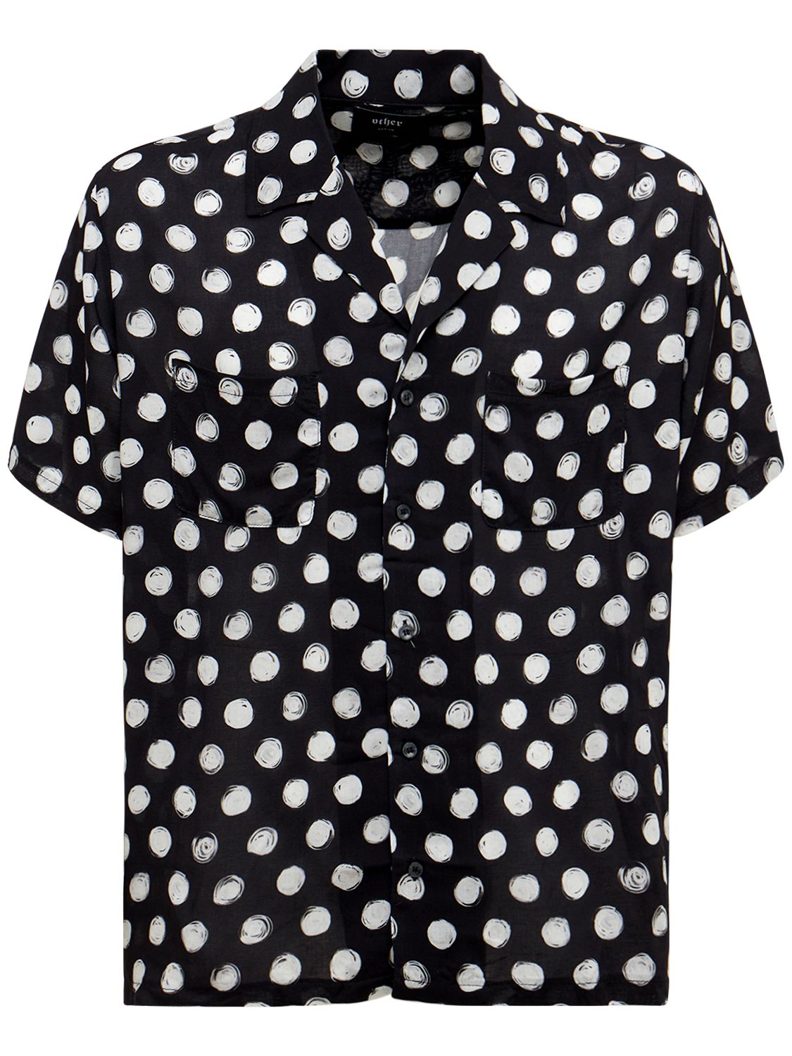 Hemd Aus Rayon Mit Druck