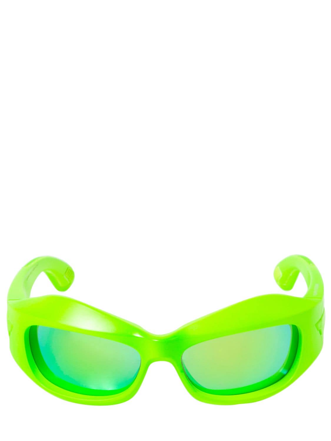 Bottega Veneta Bv1086s Bend Acetate Sunglasses - Green