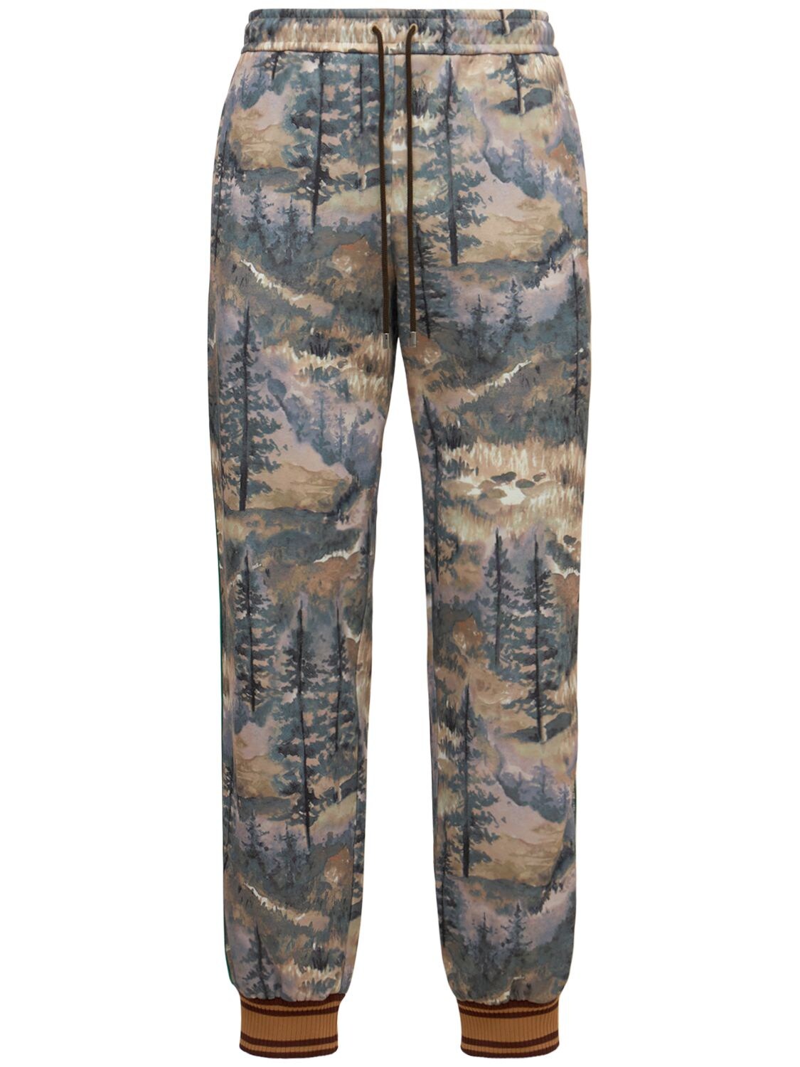 GUCCI X THE NORTH FACE FOREST PRINT JOG trousers,75IXBO084-MZIYOQ2