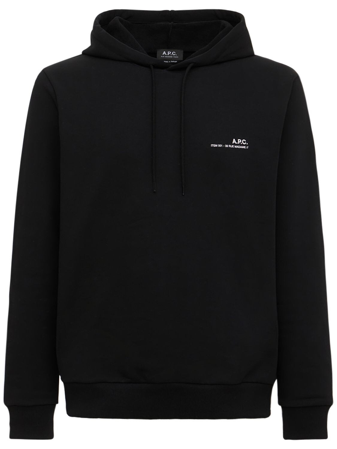 apc black hoodie